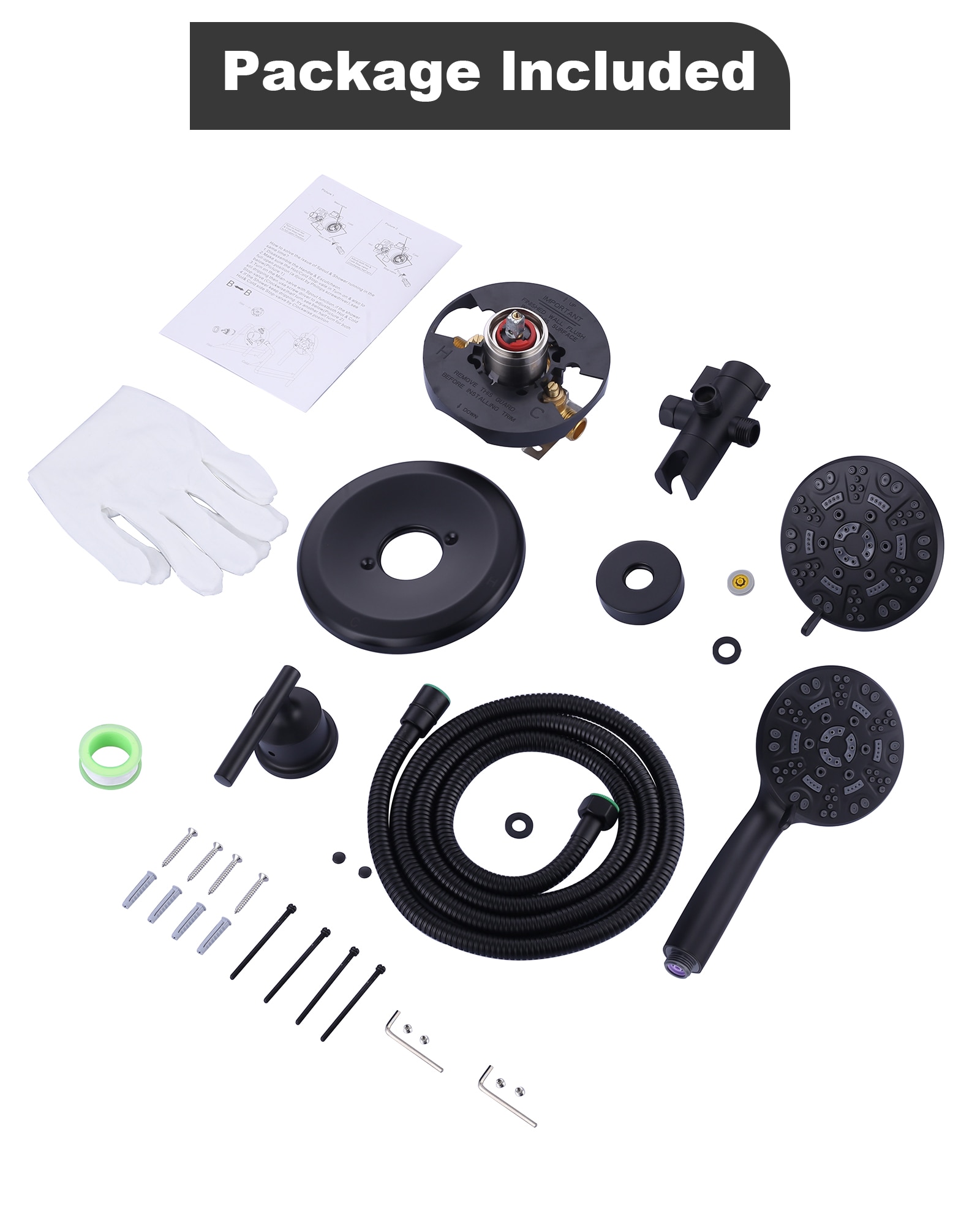 WOWOW 3090900B Showerhead-Bar-Panels - View #6