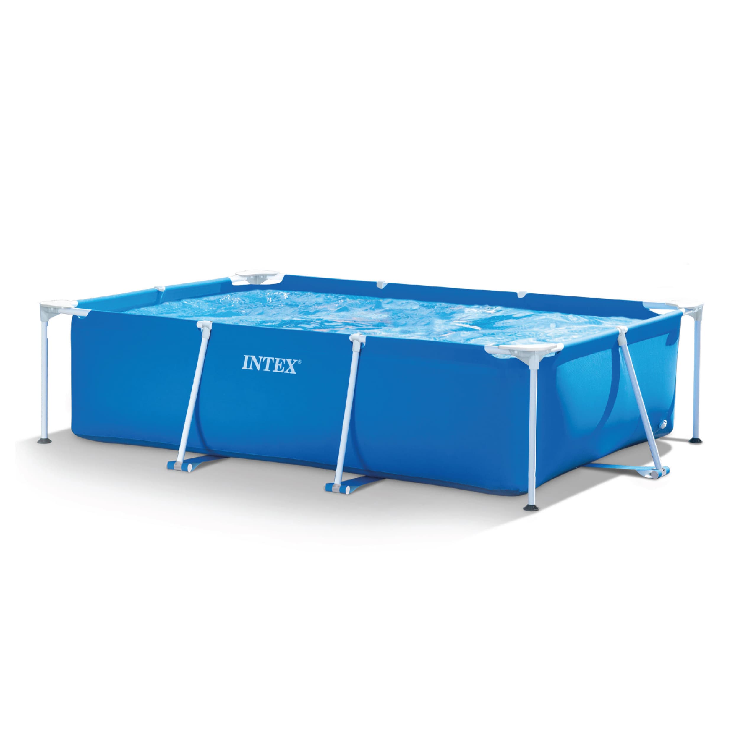 Intex 160775 5.3-ft x 25.5-in Metal frame Rectangle Above-Ground Pool