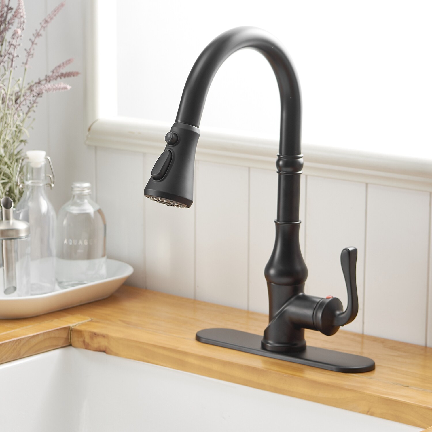 BWE A-94552-BLACK Kitchen-Faucets - View #4
