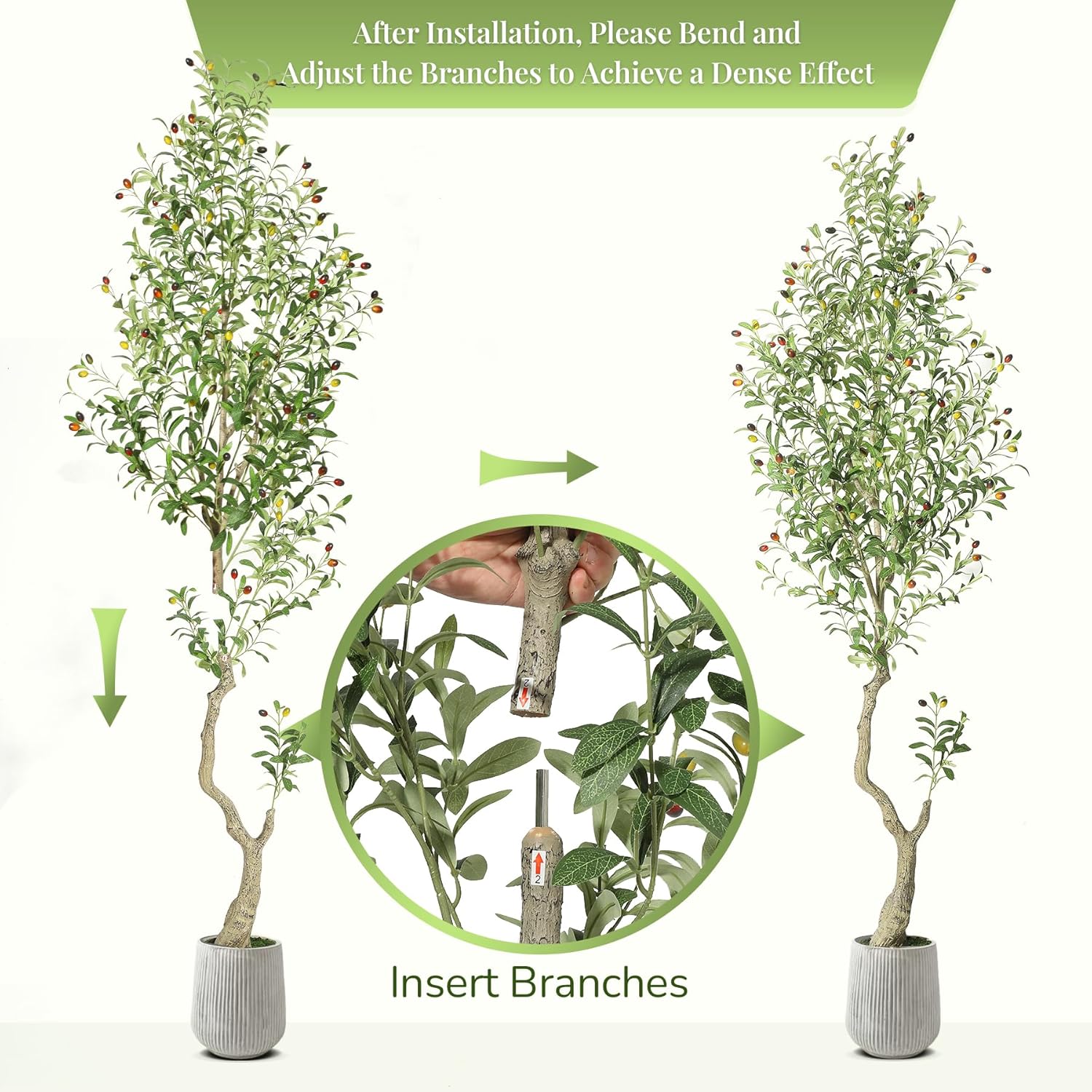 WhizMax DF-PHO-34LWT47W Artificial-Plants-Trees - View #5