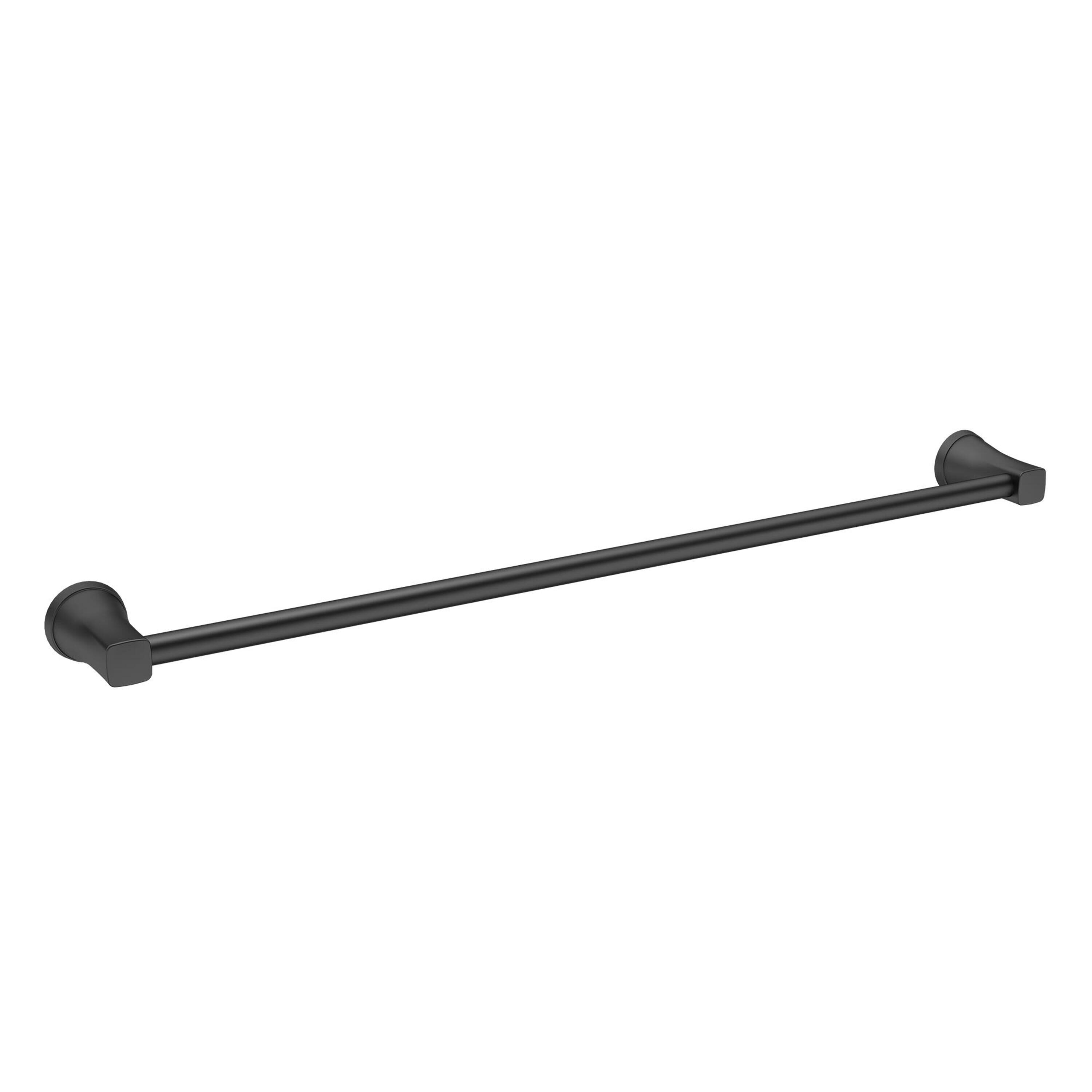 American Standard Glenmere 24-in Matte Black Wall Mount Single Towel ...