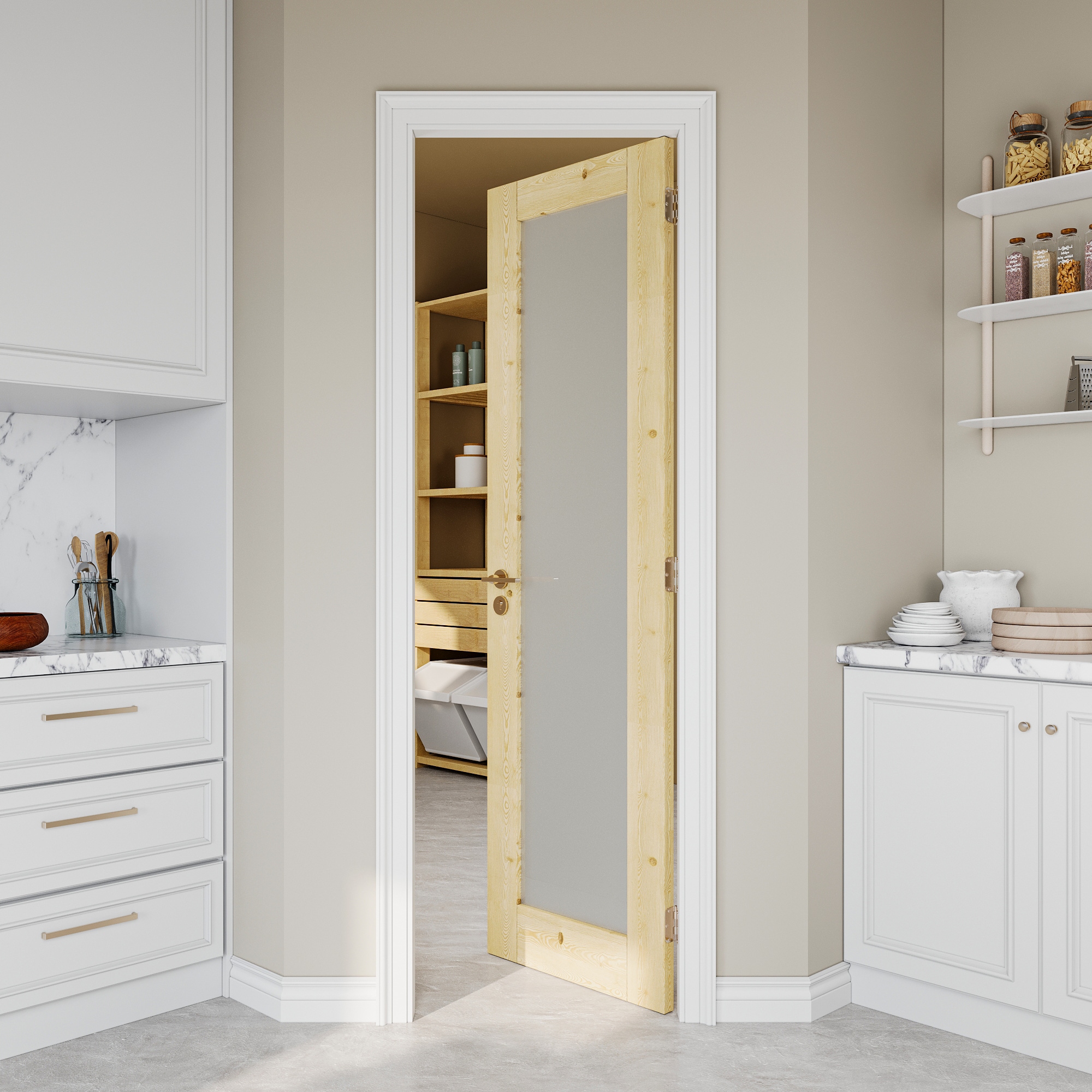 JUJUBON IN-SLABFM-SMYG-24R Slab-Doors - View #3