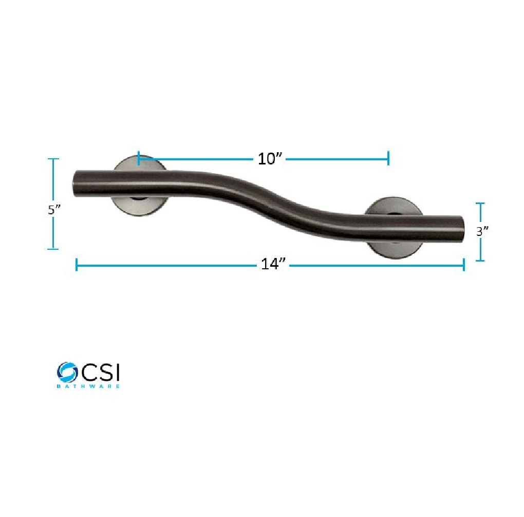 CSI Bathware BAR-WR14-TW-125-OB Grab-Bars - View #3