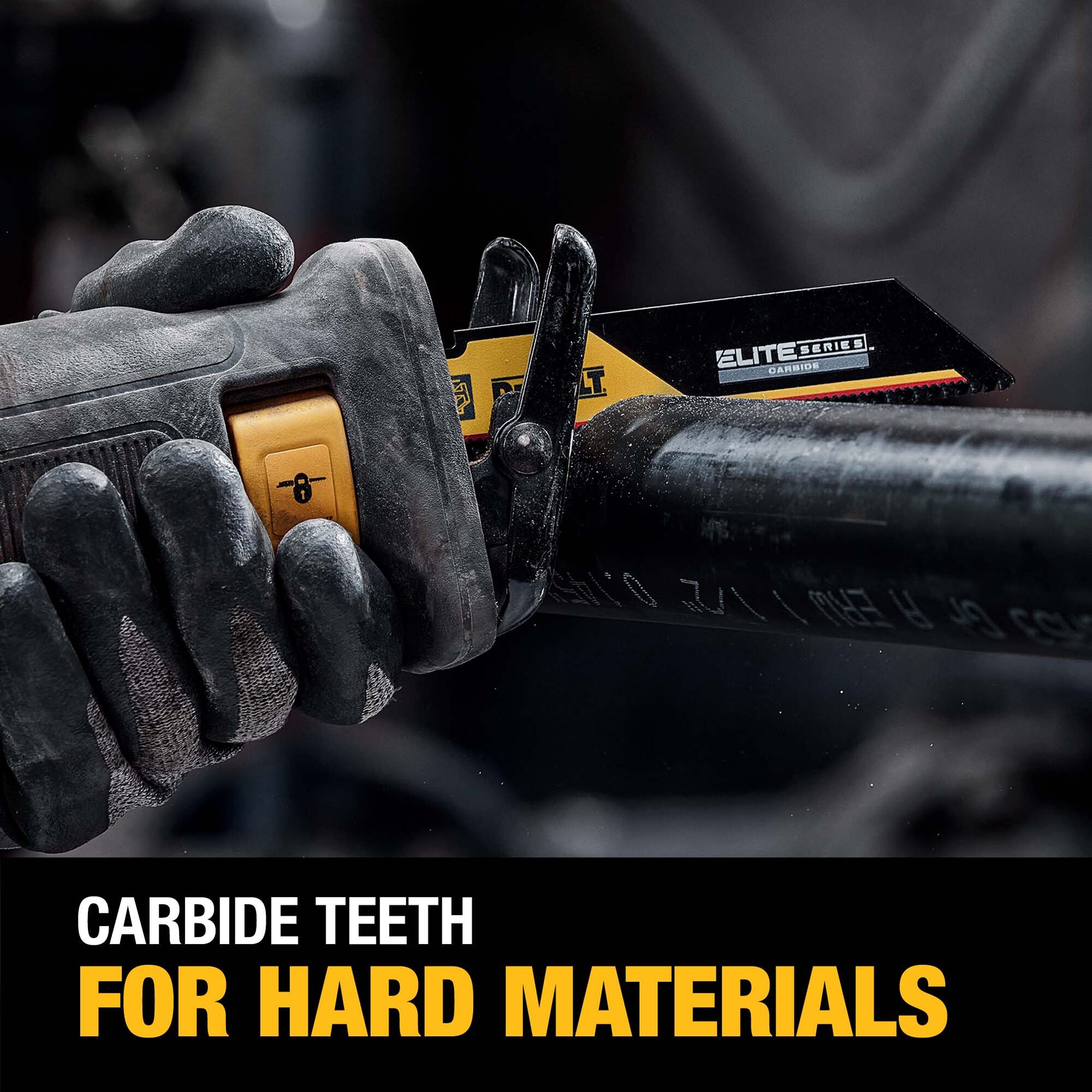 DEWALT ELITE SERIES™ Metal Cutting Carbide Tipped Reciprocating Saw Blades