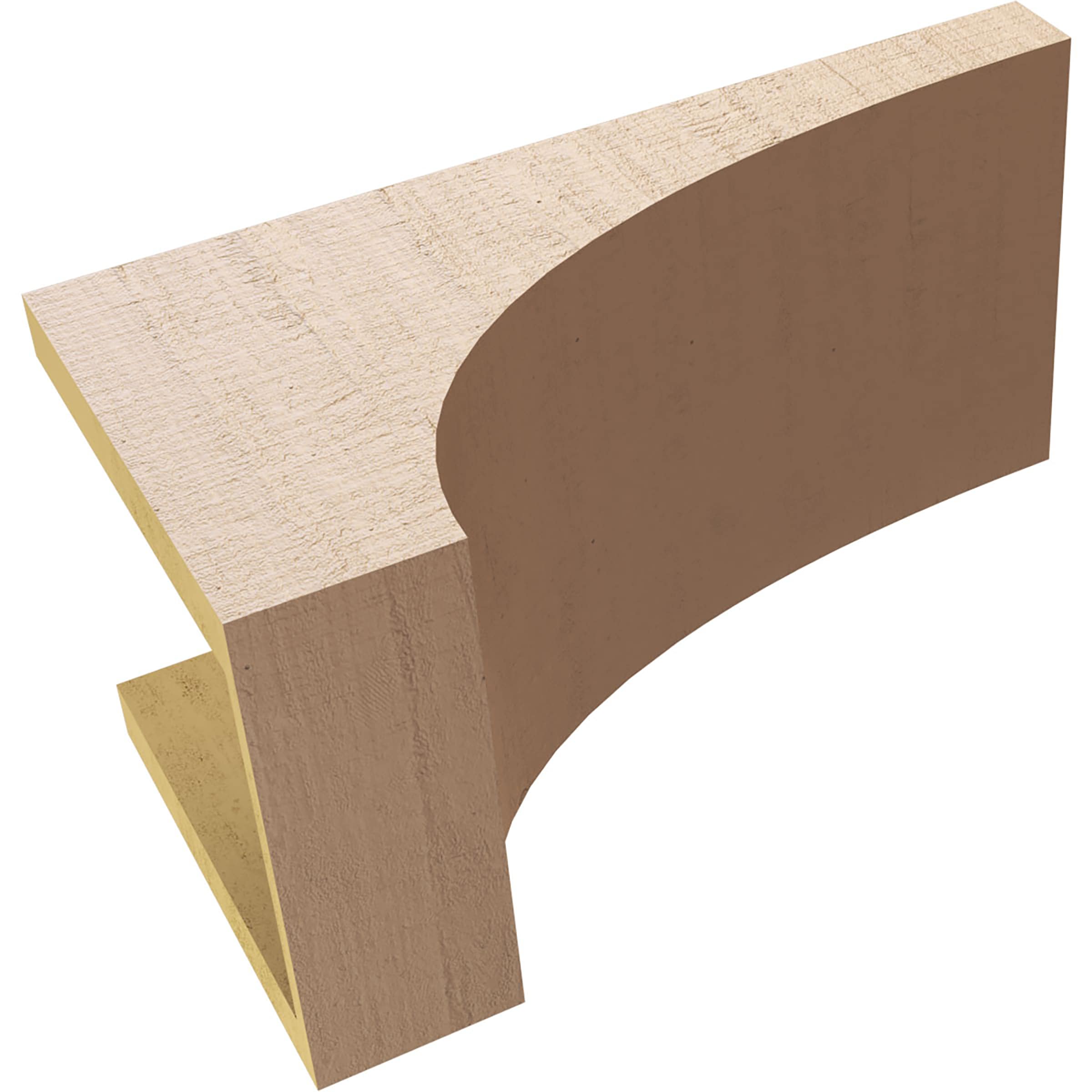 Ekena Millwork CORU08X16X08HUNRCPR corbels - View #6