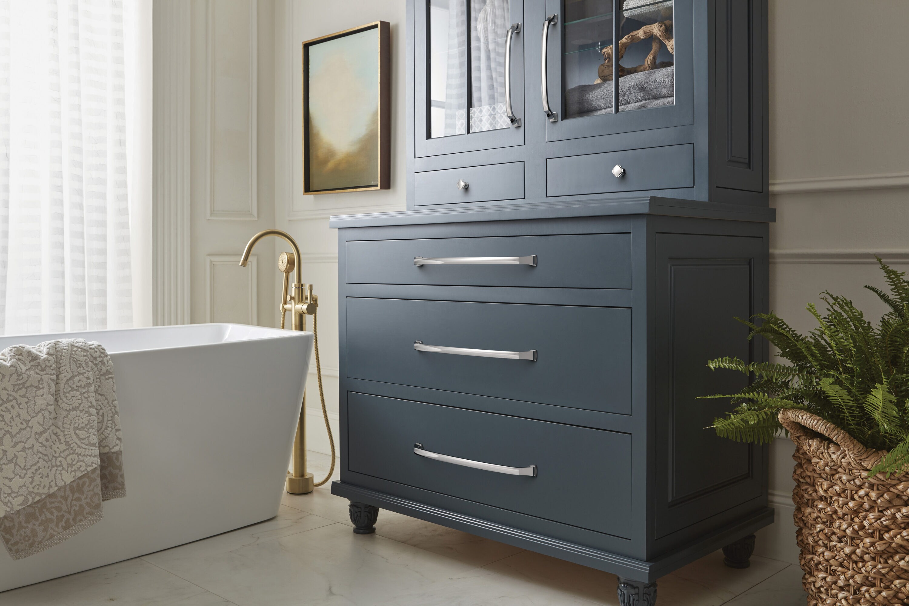 Polished Chrome 12" Traditional Appliance Pull with Mounting Hardware