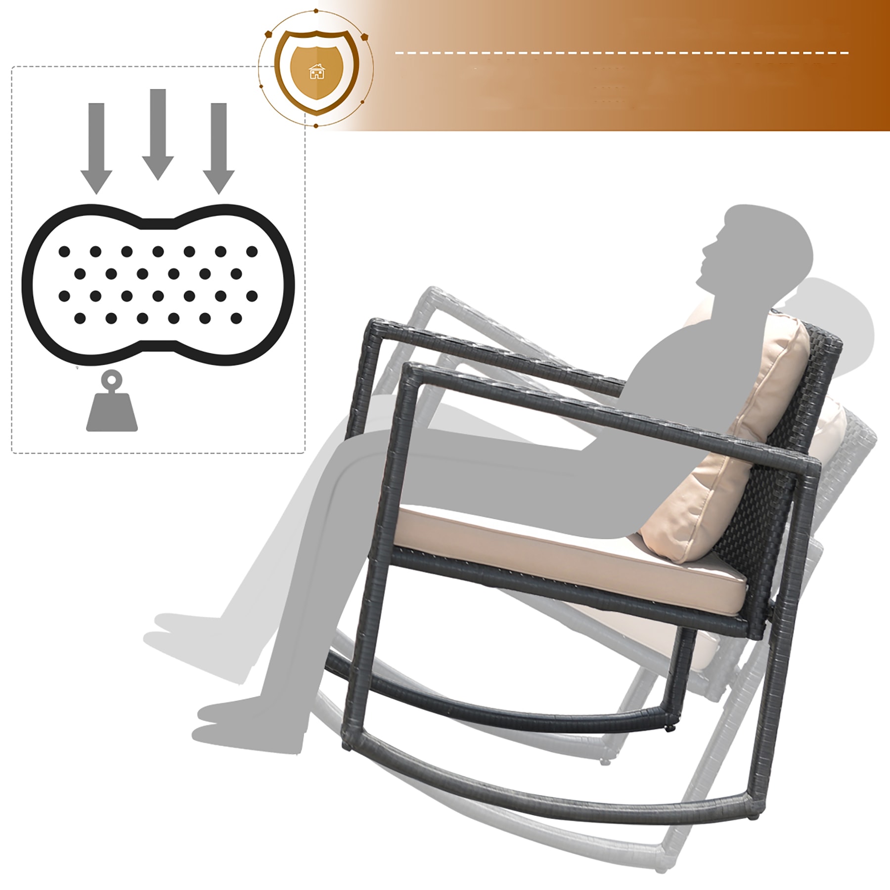 Costway HW62861 Patio-Conversation-Sets - View #4