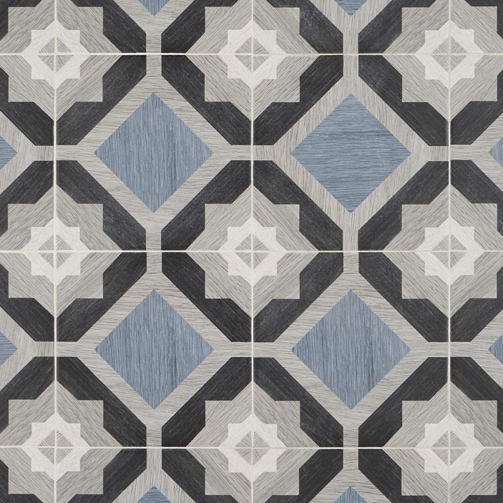 Ventura Starwood 8" x 8" Multicolor Matte Porcelain Tile