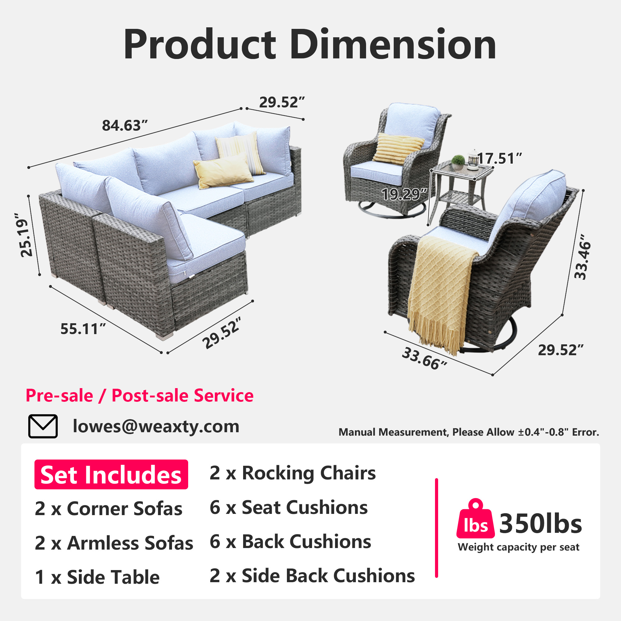 weaxty HMBZYNTC-HOP04-400 Patio-Sofas-Daybeds - View #7