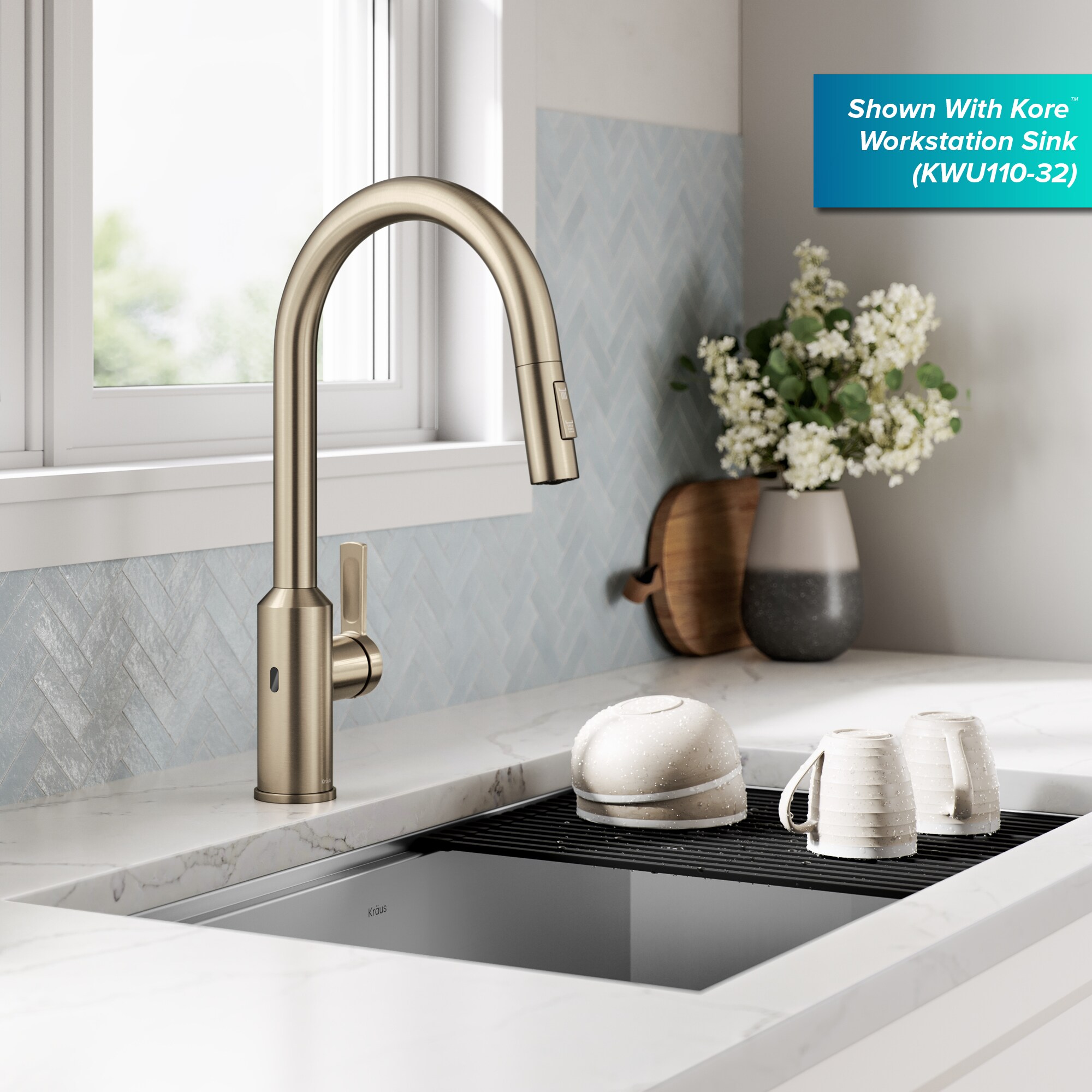 Kraus KSF-2830SFACB Kitchen-Faucets - View #6
