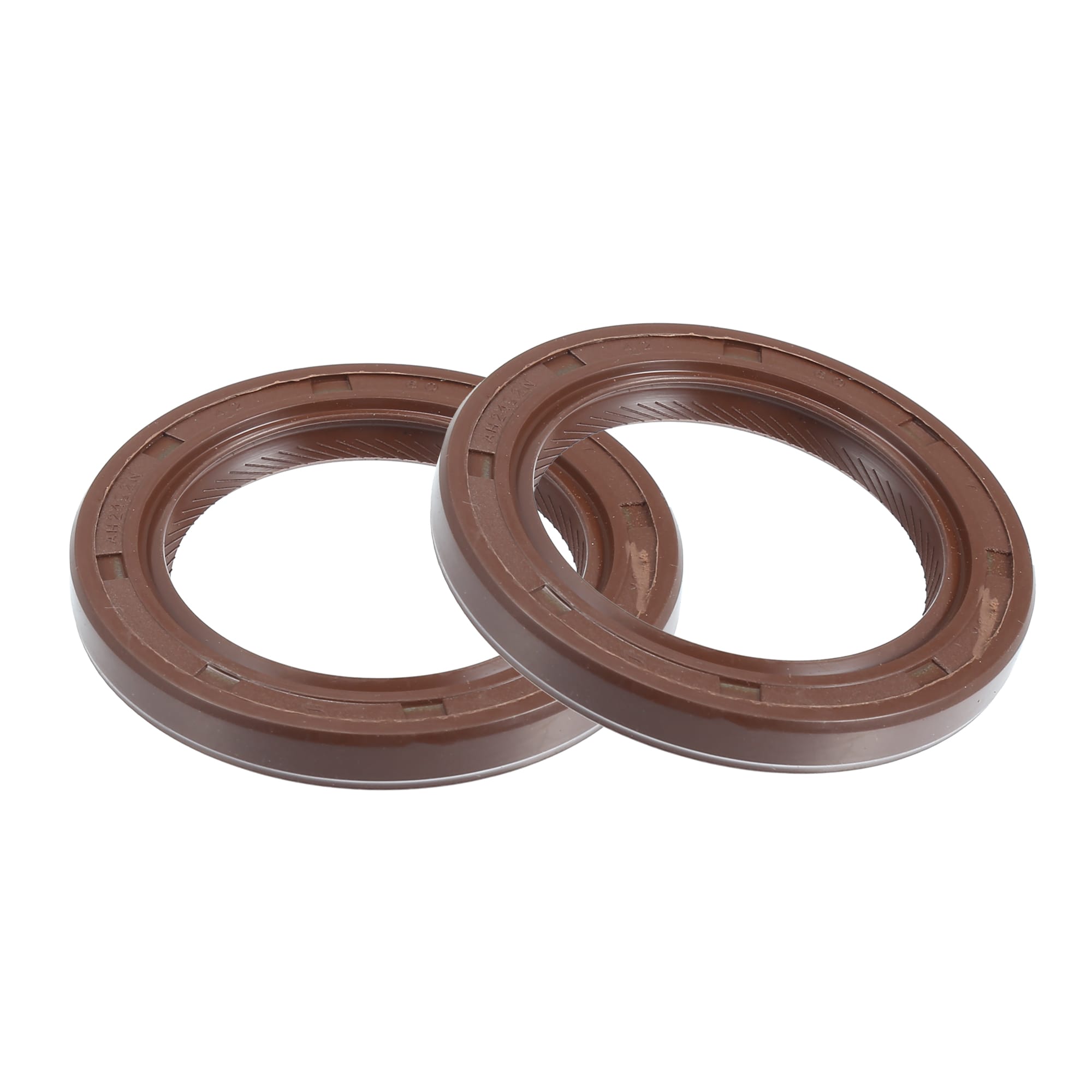 Unique Bargains 2pcs Engine Crankshaft Seal No.90311-42036 for Toyota Tundra 2005-2021 for Toyota Avalon 2005-2018 Rubber Brown #S26012200UX6966