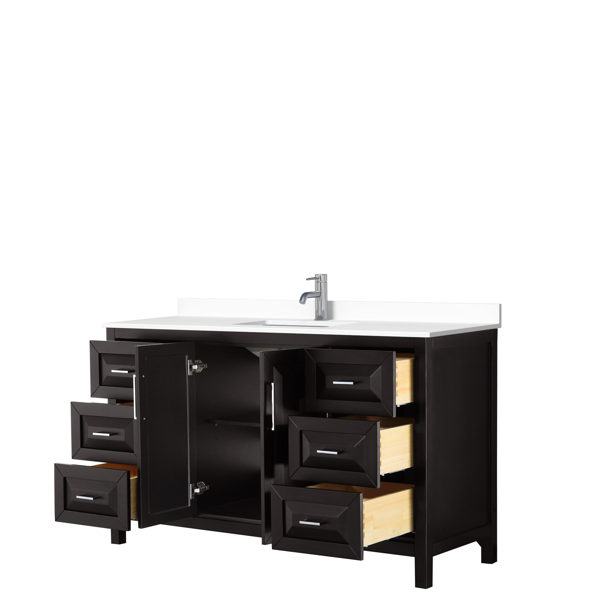 Wyndham Collection WCV252560SDEWCUNSMXX Bath-Vanity-Combo - View #2