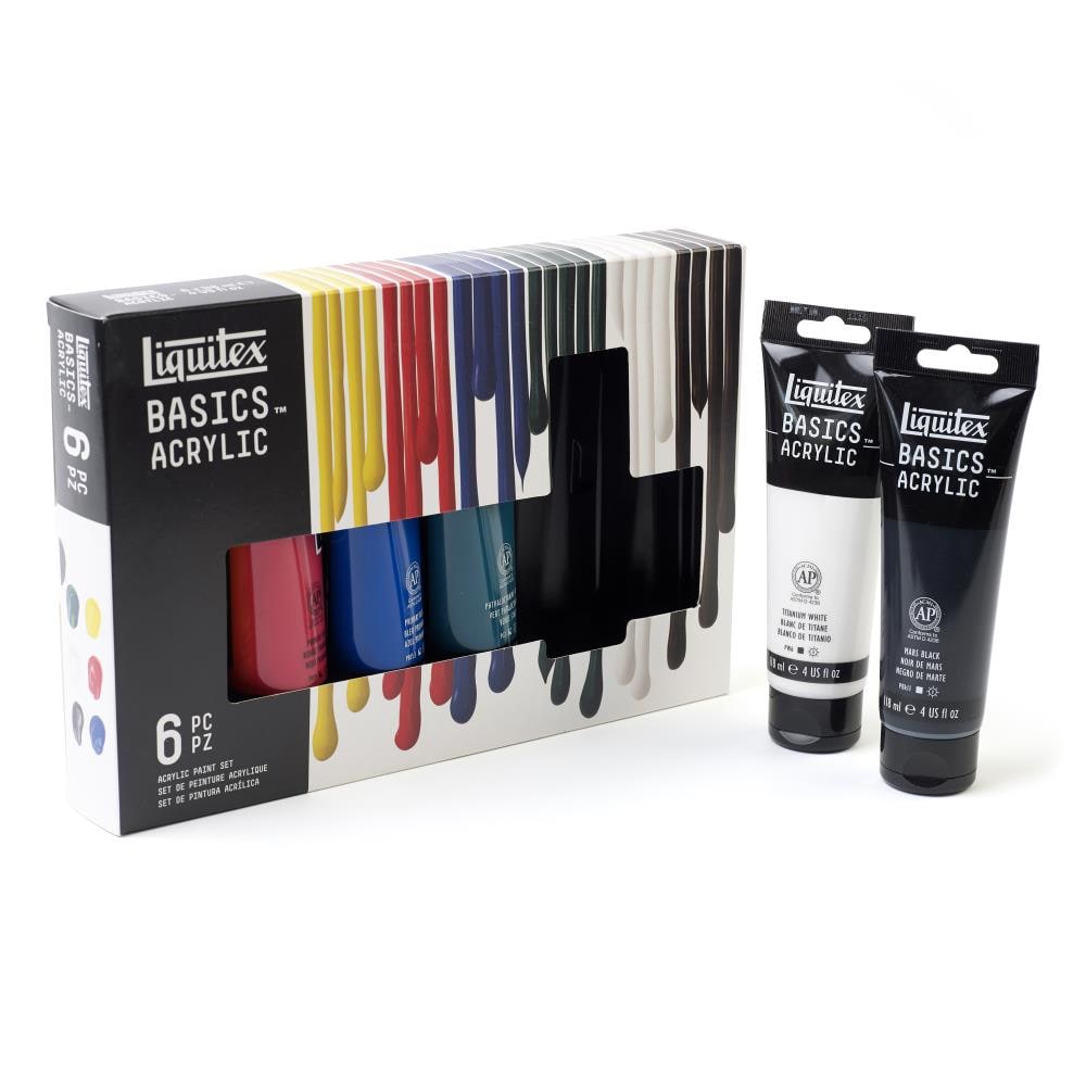 Liquitex 6-Pack Multi Acrylic Paint (4-oz) in the Craft Paint department at