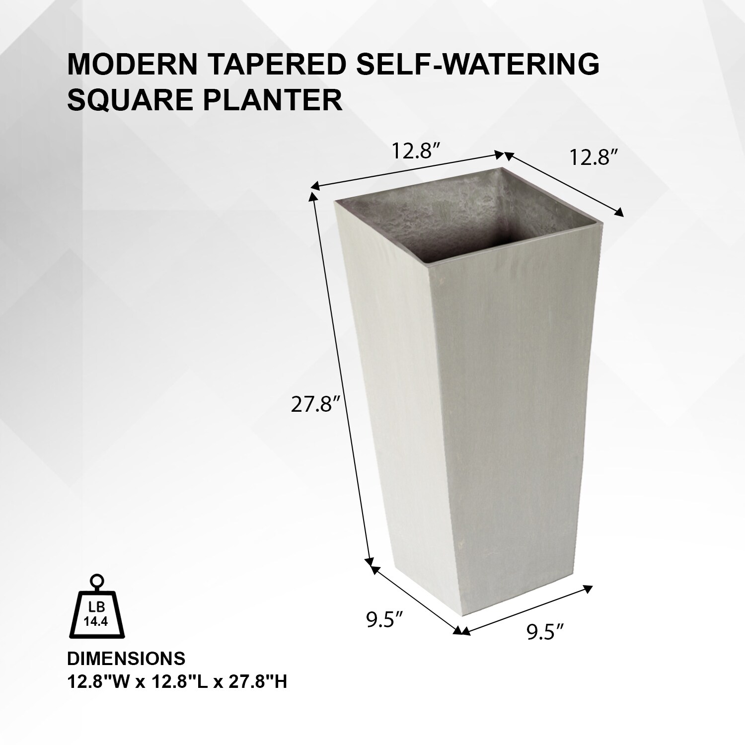 XBrand ALLXN26BKS Planter-Window-Box - View #8