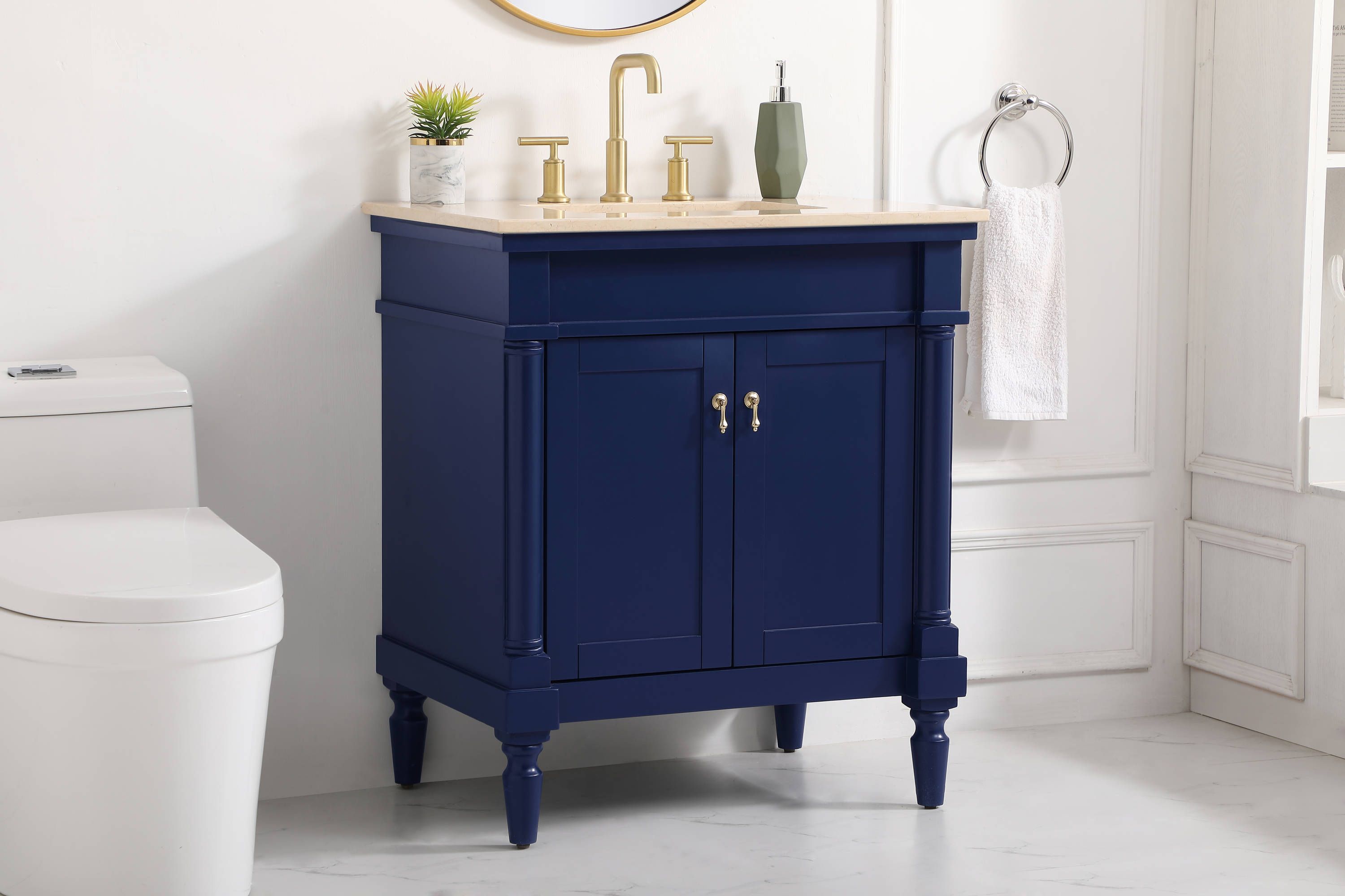 Elegant Decor HF3090BL Bath-Vanity-Combo - View #3
