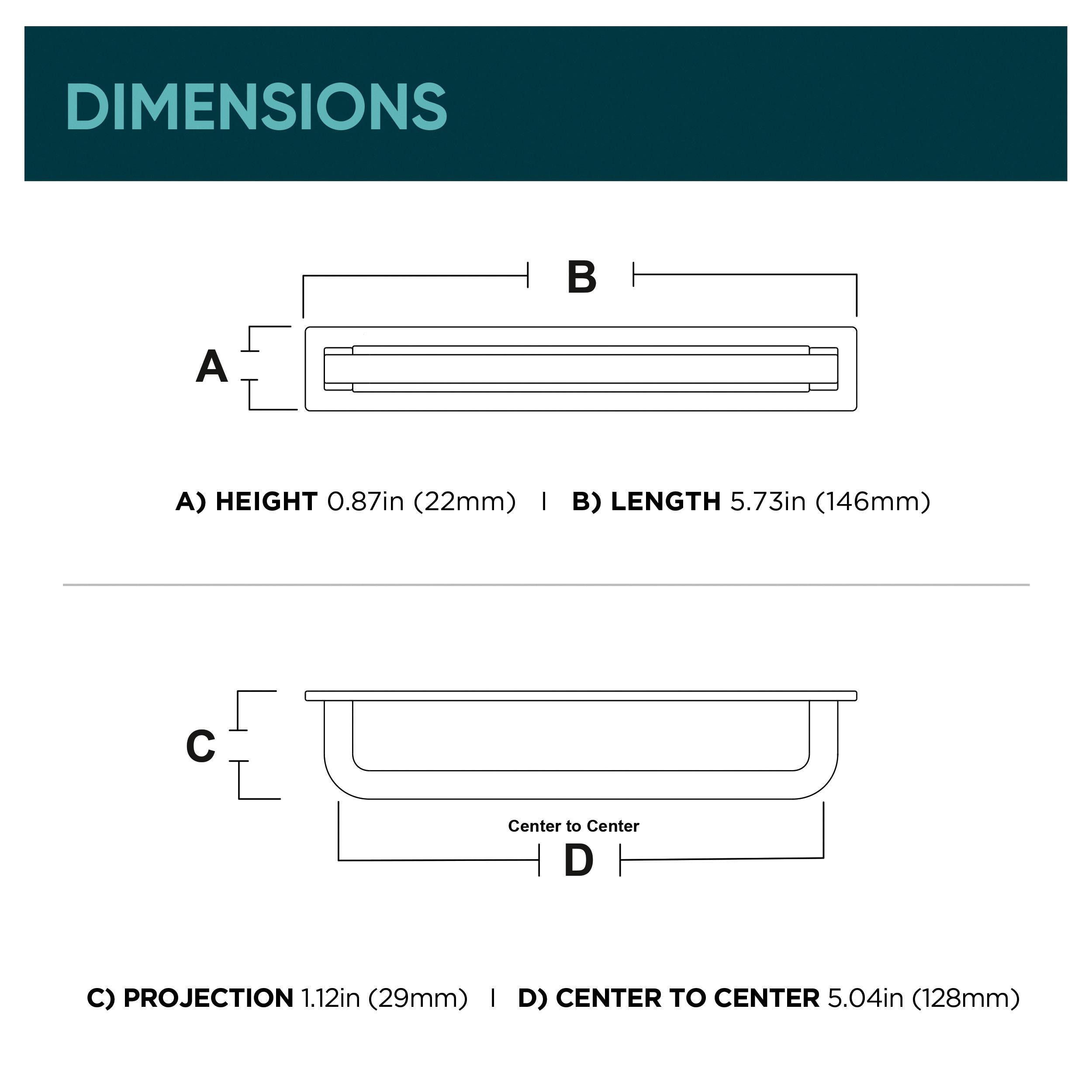 Origin 21 P48181W-FB-CP Cabinet-Pulls - View #6