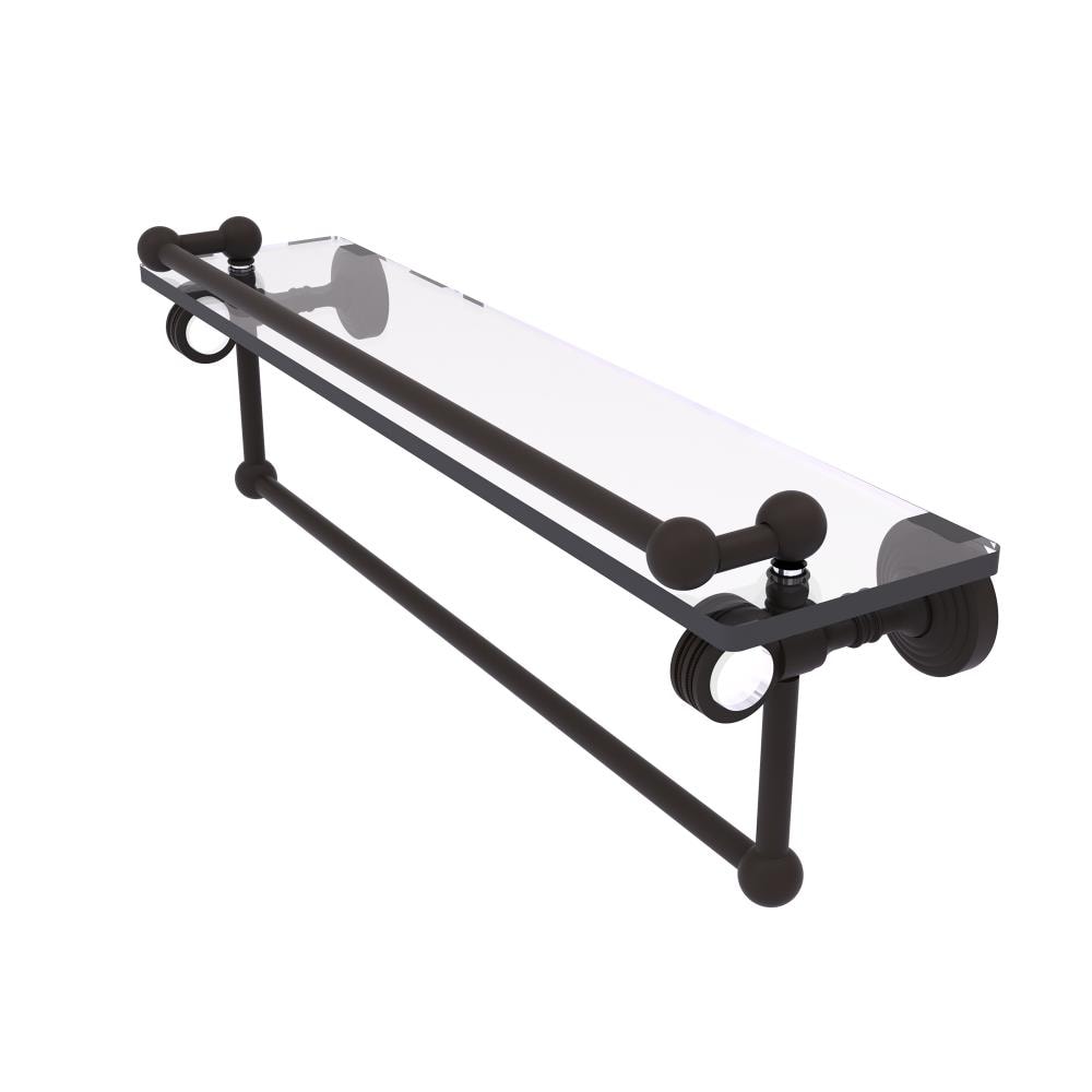 Allied Brass PG-1TBD-22-GAL-ORB Pacific Grove Oil Rubbed Bronze Wall mount Bathroom Shelf ( 22-in x 6.8-in x 5-in )