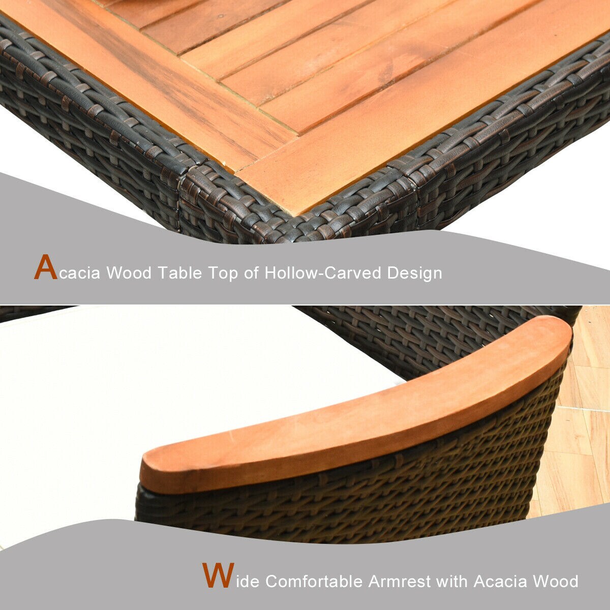 WELLFOR OUJ68660A+ Patio-Dining-Sets - View #6