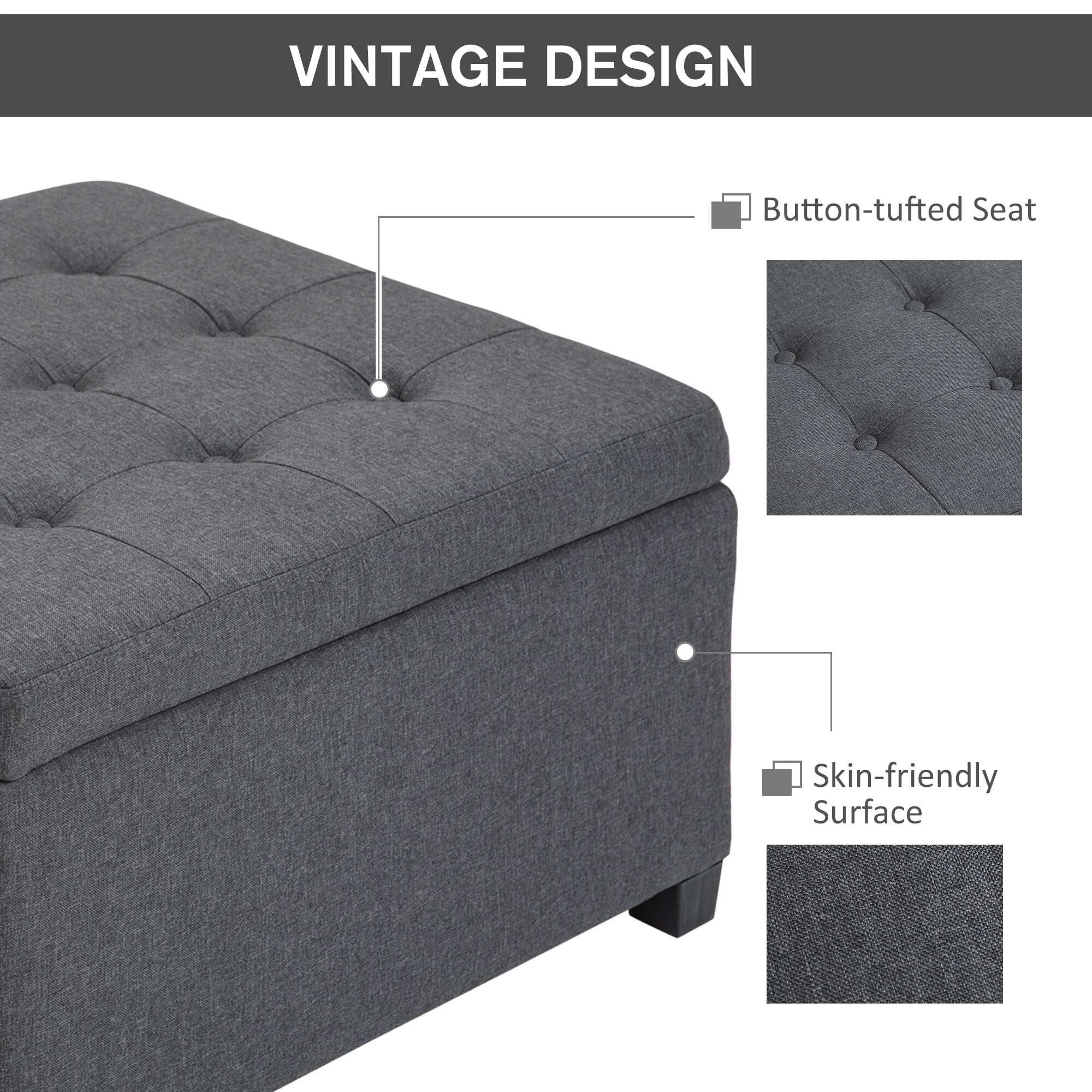 LUXEYARD DS-M-BAC06984 Indoor-Ottomans - View #6