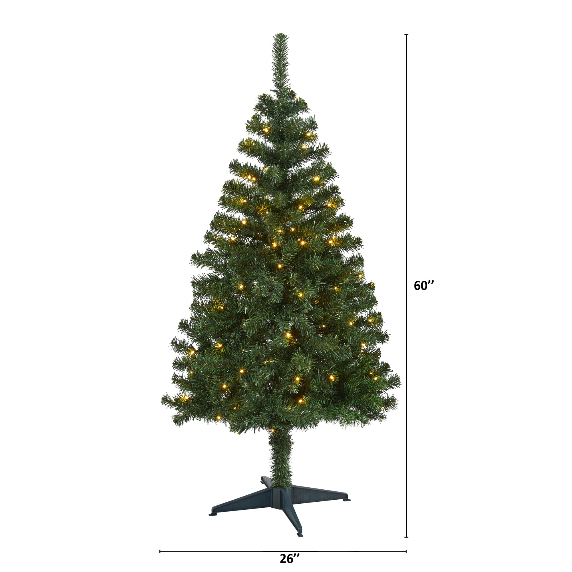 Nearly Natural T1716 Artificial-Christmas-Trees - View #3