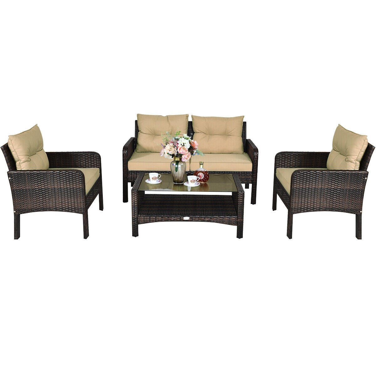 Slickblue D-CO-+NB16466WH Patio-Conversation-Sets - View #4