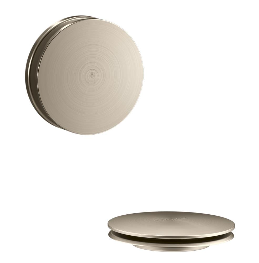 KOHLER K-T37395-BV Pureflo Contemporary Push Button Bath Drain Trim Vibrant Brushed Bronze