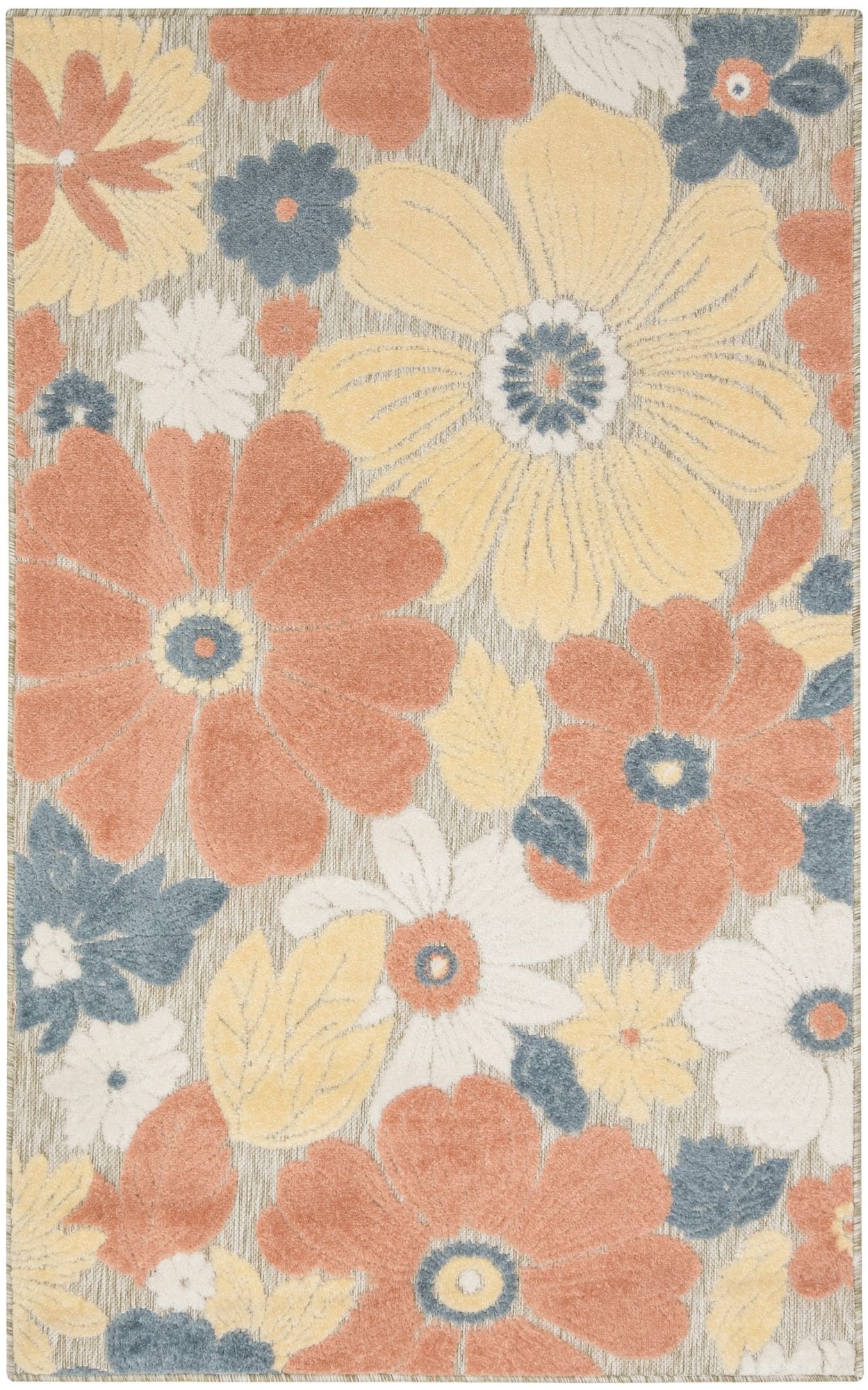 Nourison  Home Aloha 3 x 4 ft Rose Indoor or outdoor Area Rug