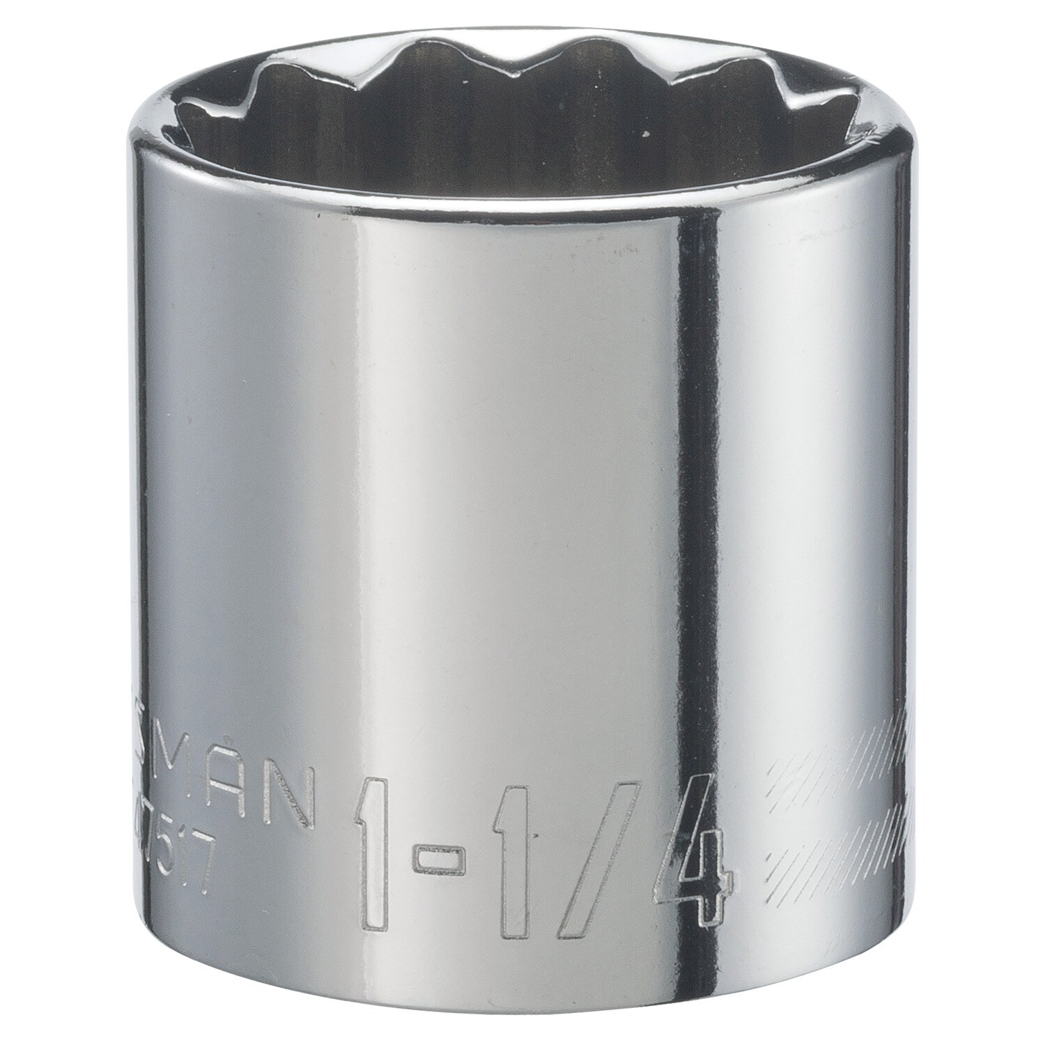 CRAFTSMAN 1/2-in Drive Standard (SAE) 1-1/4-in Shallow Socket