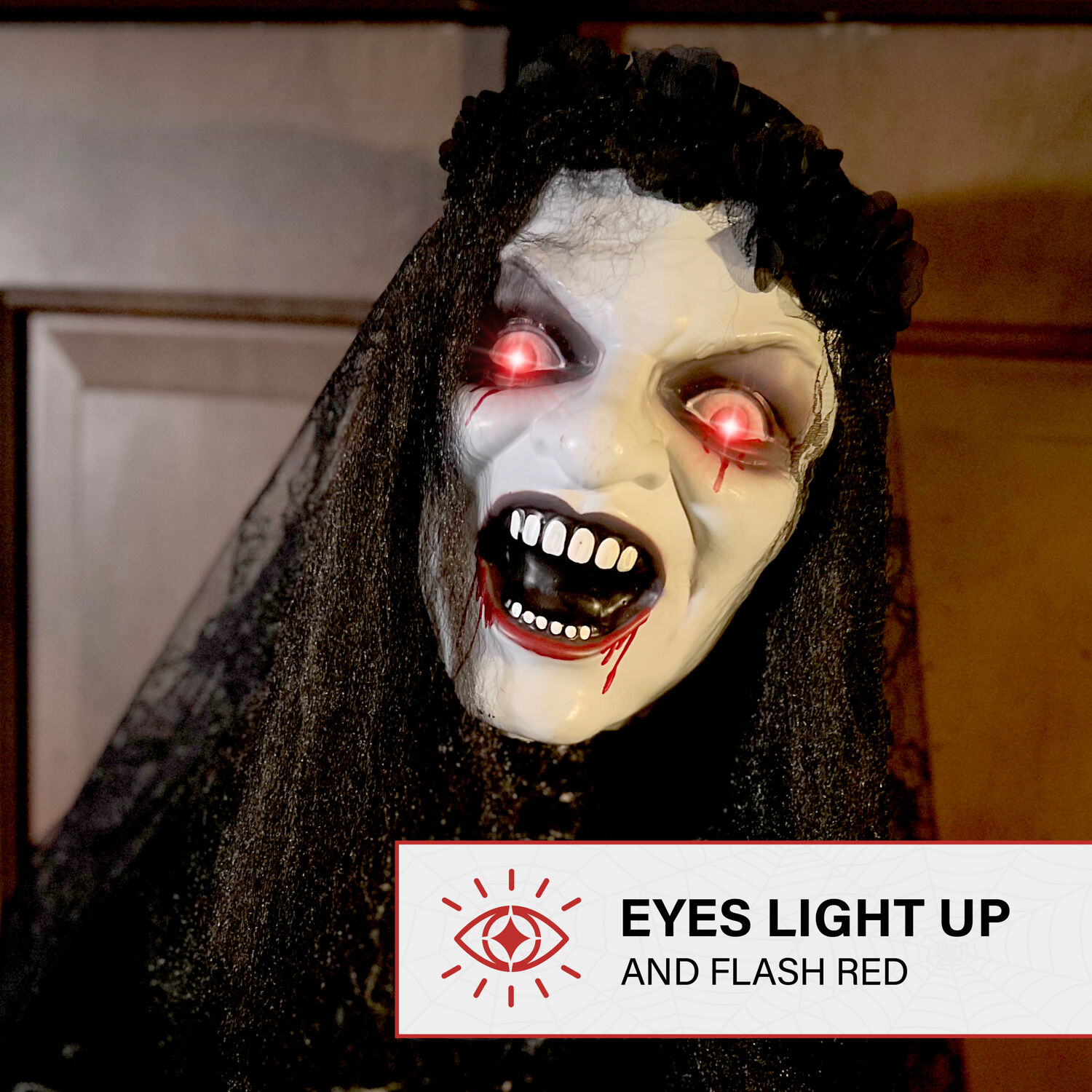 Haunted Hill Farm HHLADY-12HLSA Halloween-Animatronics - View #6
