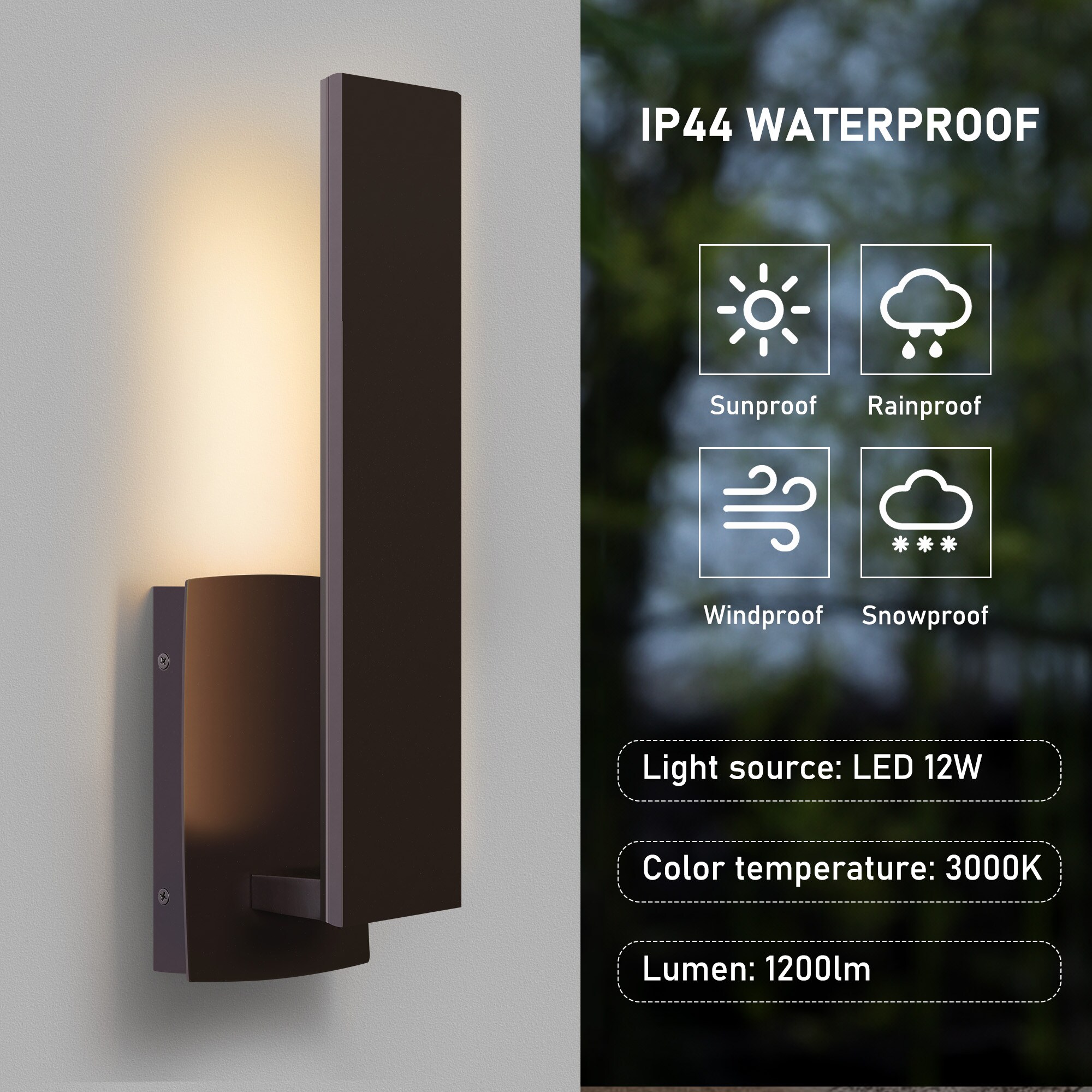 LamQee 06FTL0286BRR Outdoor-Wall-Lighting - View #8