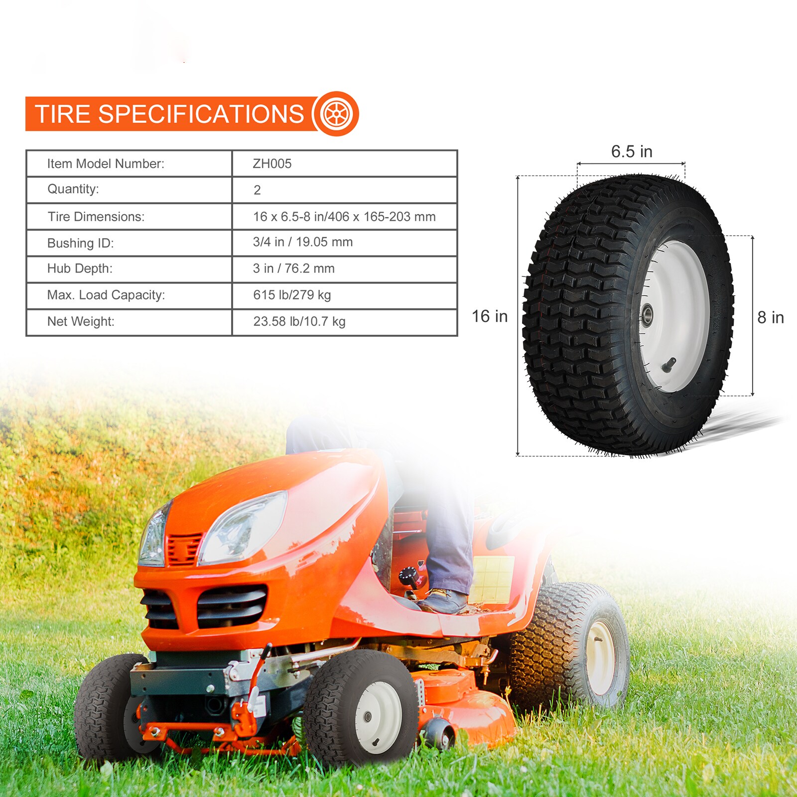 VEVOR SCGCJLZPZLG102497V0 Ope-Wheels-And-Tires - View #7