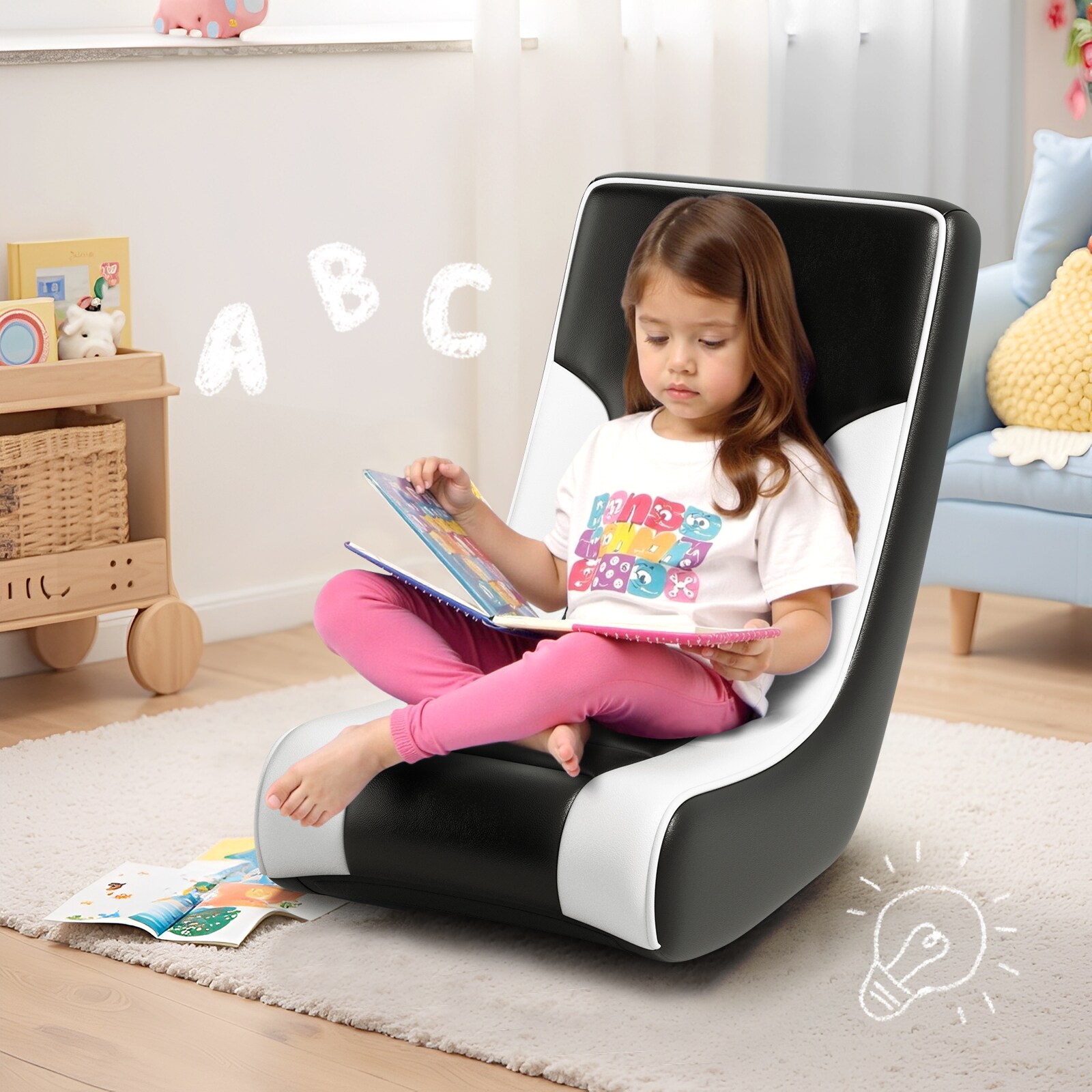 GTPLAYER LOWE-GTP-450R-WHITE Office-Chairs - View #7