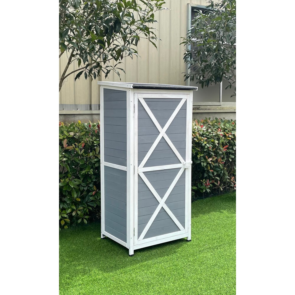 Hanover HANWS0107-GRY Small-Outdoor-Storage - View #7