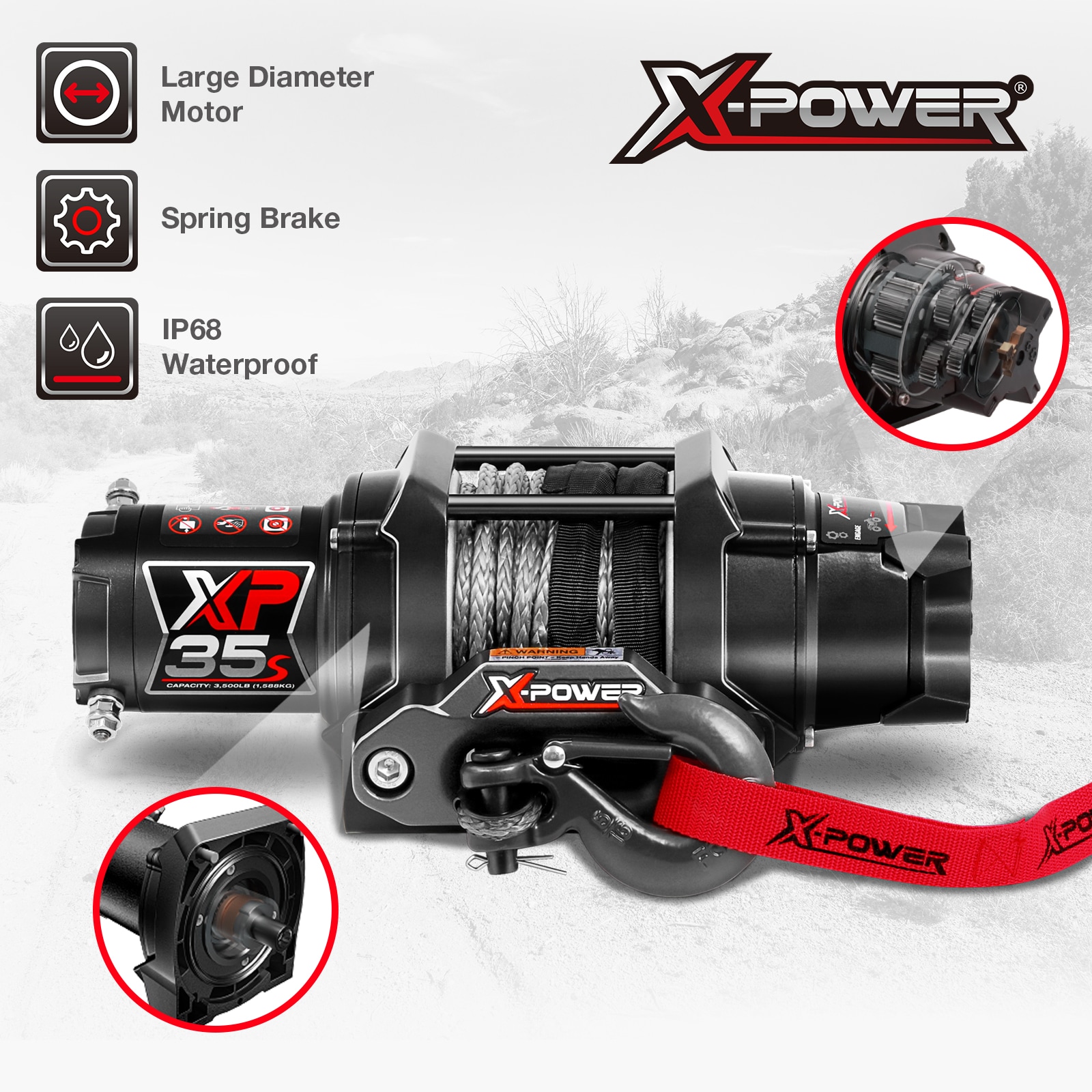 X-POWER XP-35S Winches-Accessories - View #4