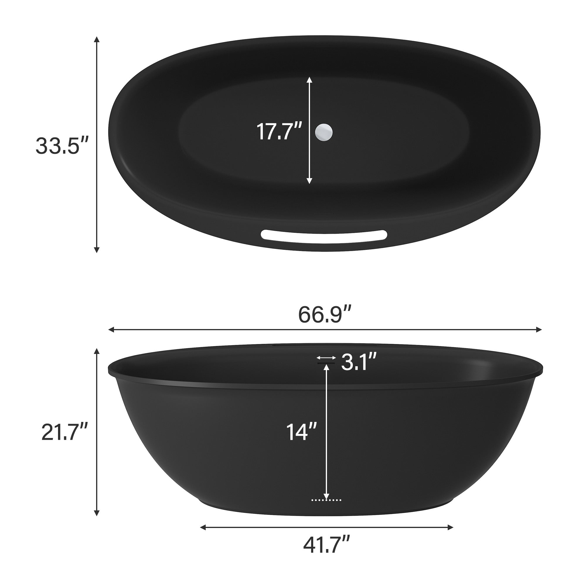 Boyel Living BL04667MB bathtubs - View #2