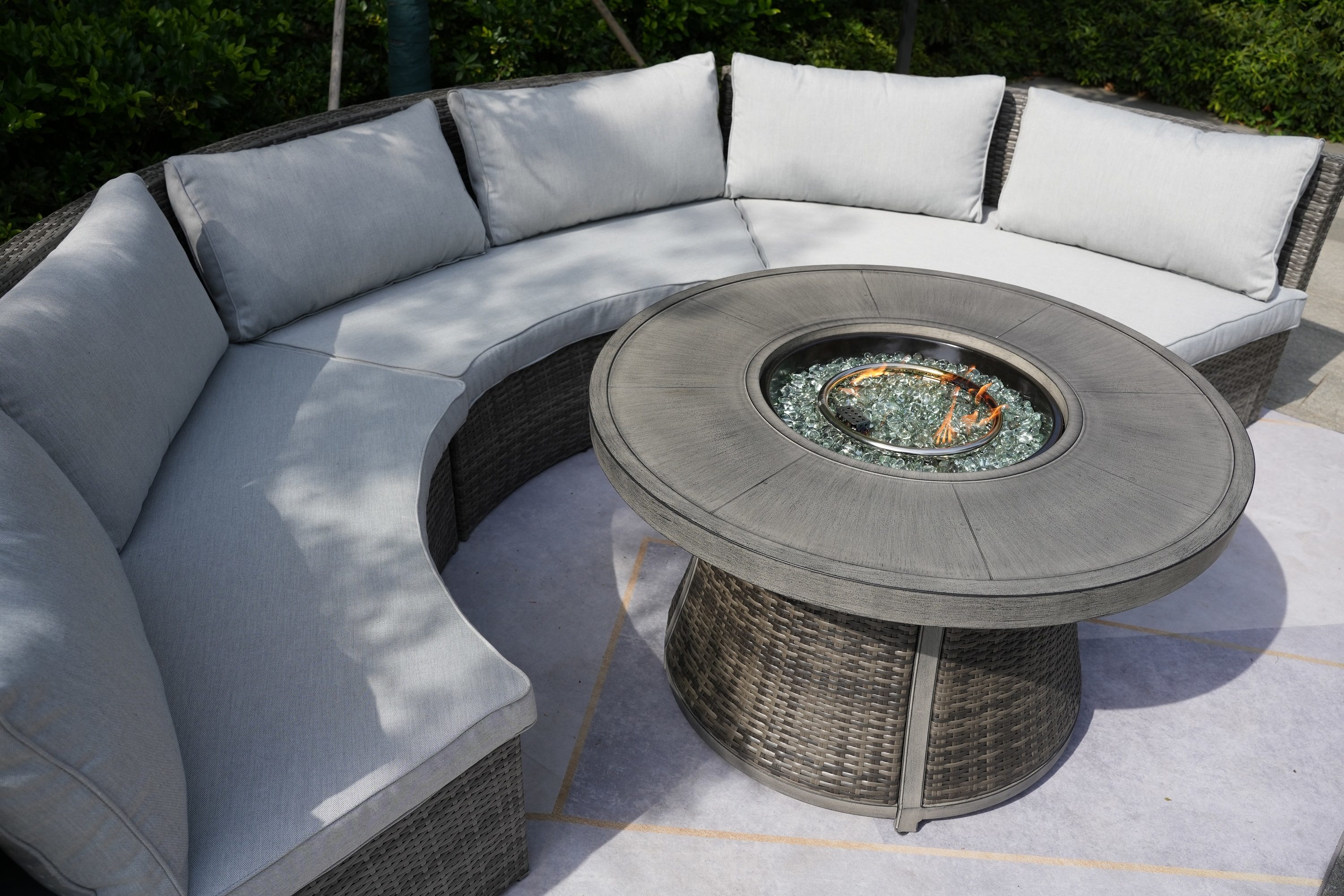 Moda Furnishings G3R-1205B-GR Patio-Conversation-Sets - View #3