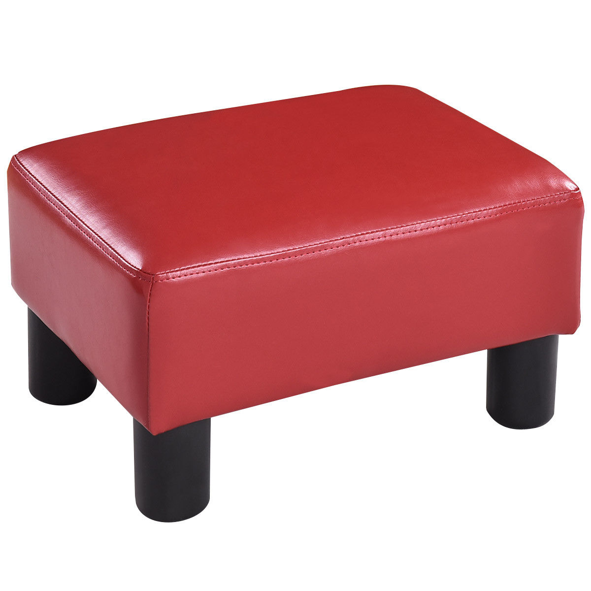 LIVIZA OUG56300RE Casual Red Faux leather Ottoman