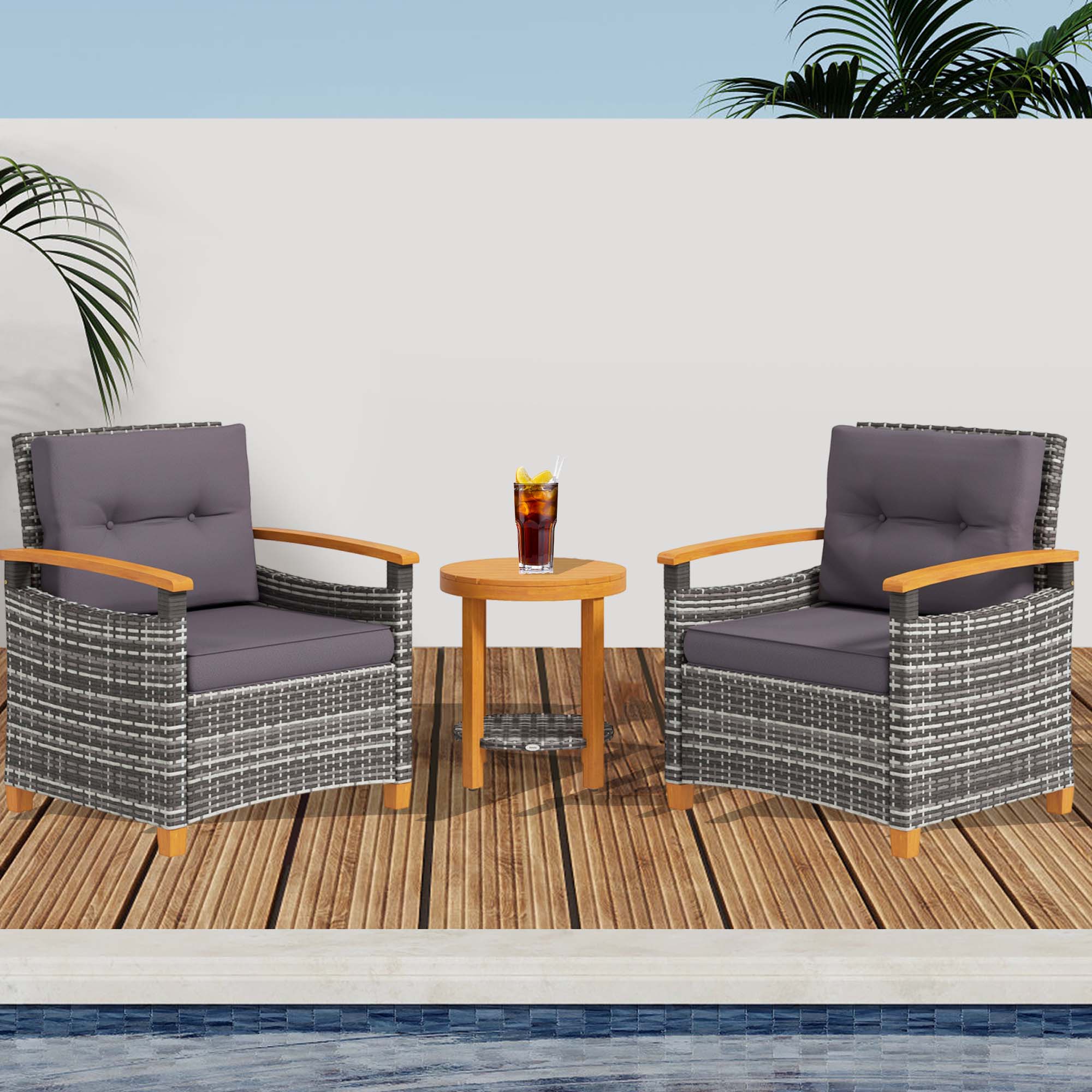Fun Orange FUNS2HW20 Patio-Conversation-Sets - View #8