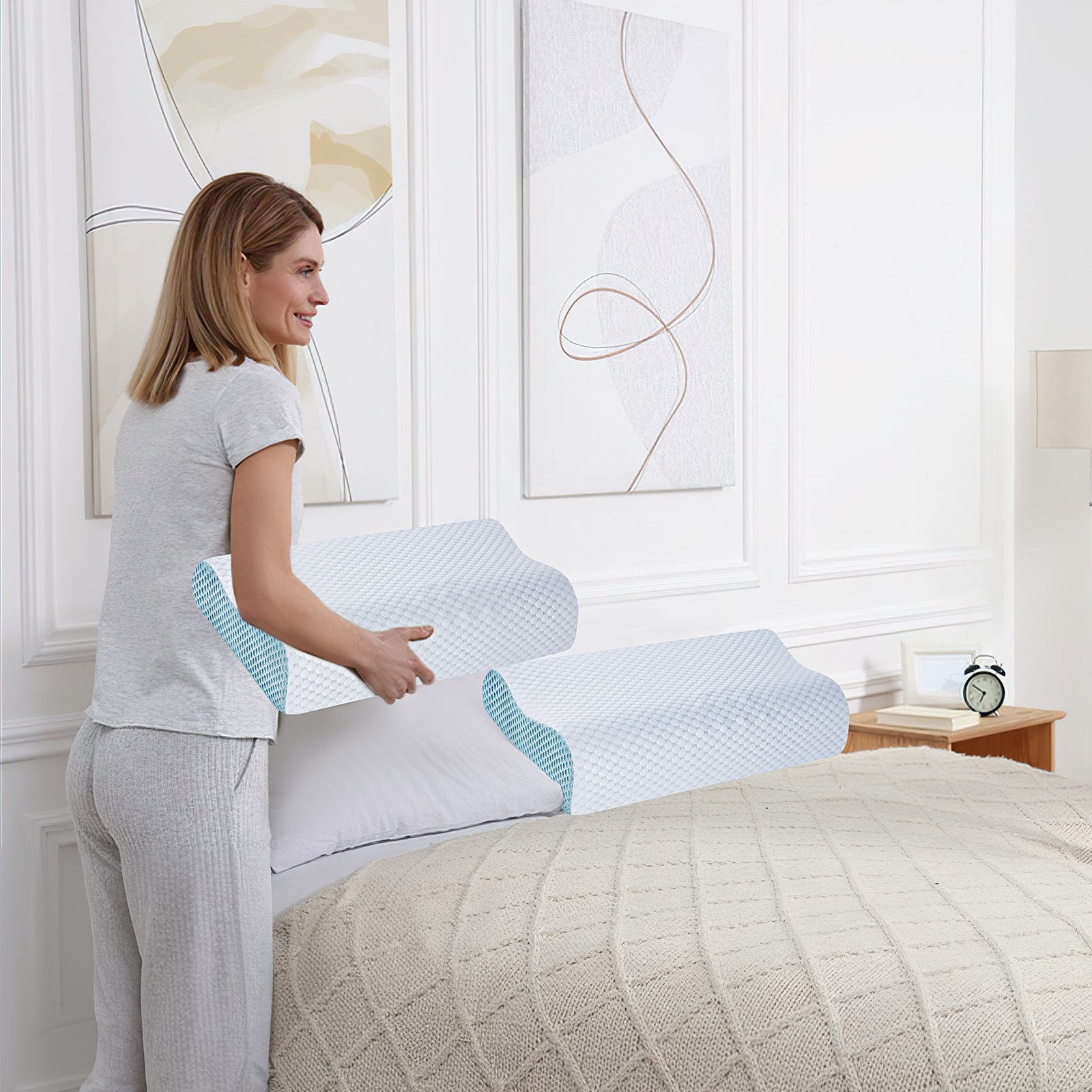 VOUA SAF-BLZ-BL2 Bed-Pillows - View #3