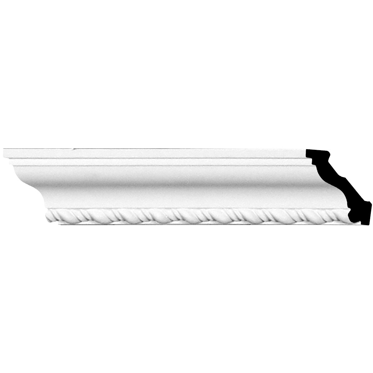 Primed White Urethane Crown Moulding 94.5"