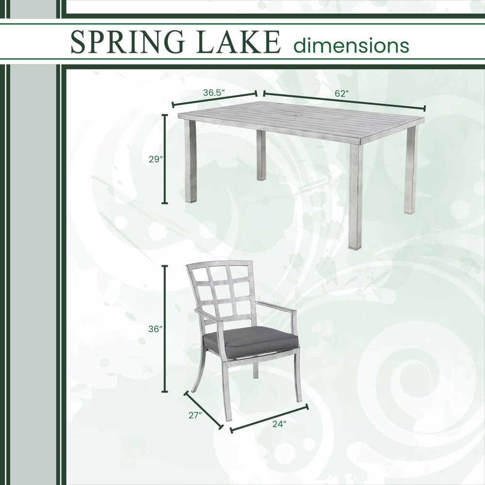 Hanover SPRLKDN7PC-GRY Patio-Dining-Sets - View #3
