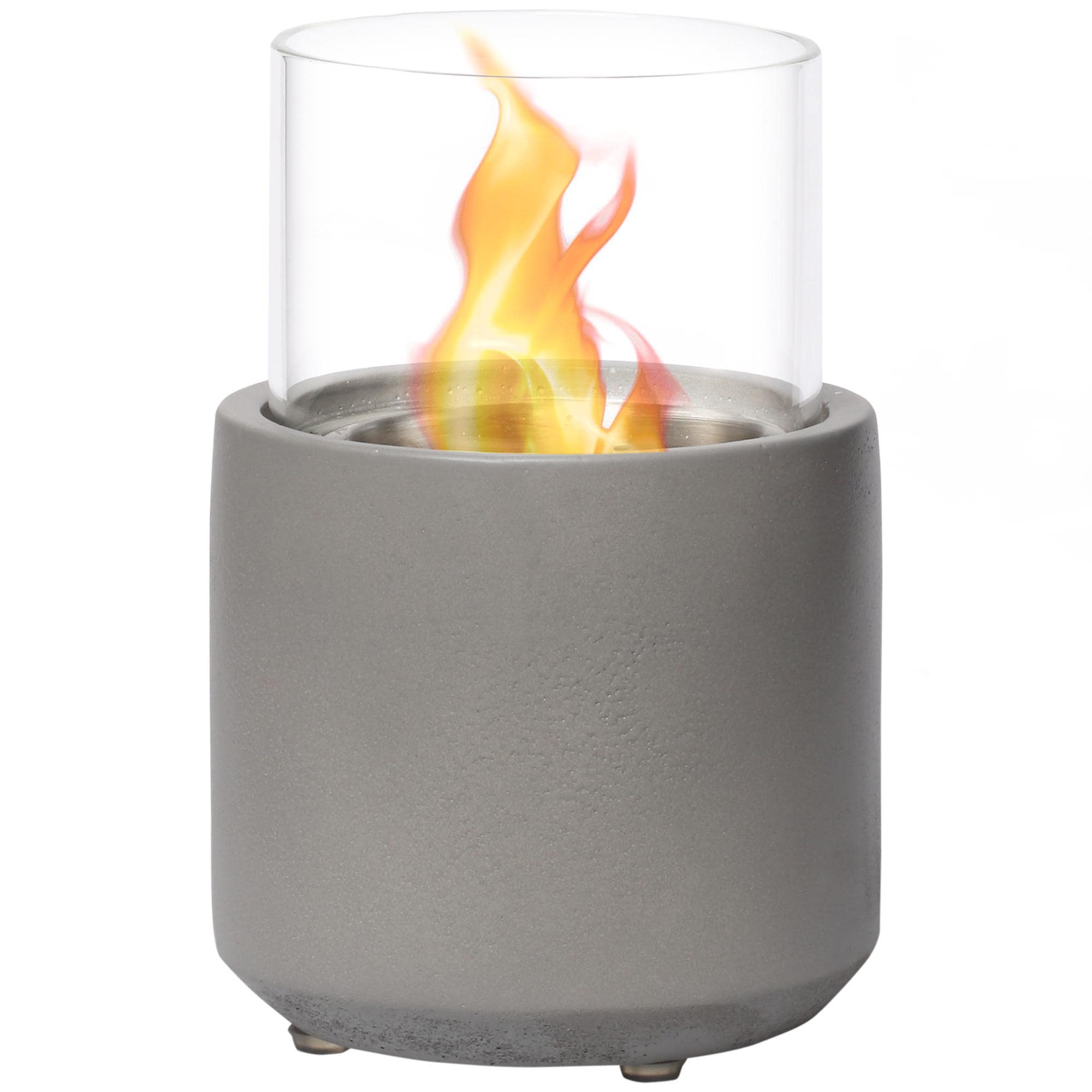 Bayfeve BFAOS-41043-FP 4.75-in x 4.75-in Ethanol fuel Fireplace