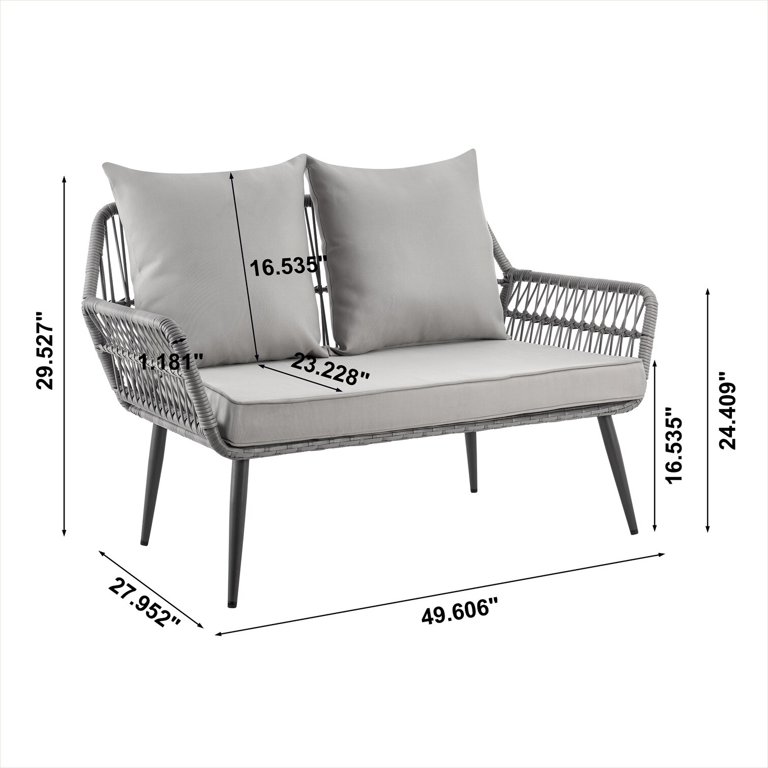 SunJet 8XBH430DN0FP Patio-Conversation-Sets - View #5
