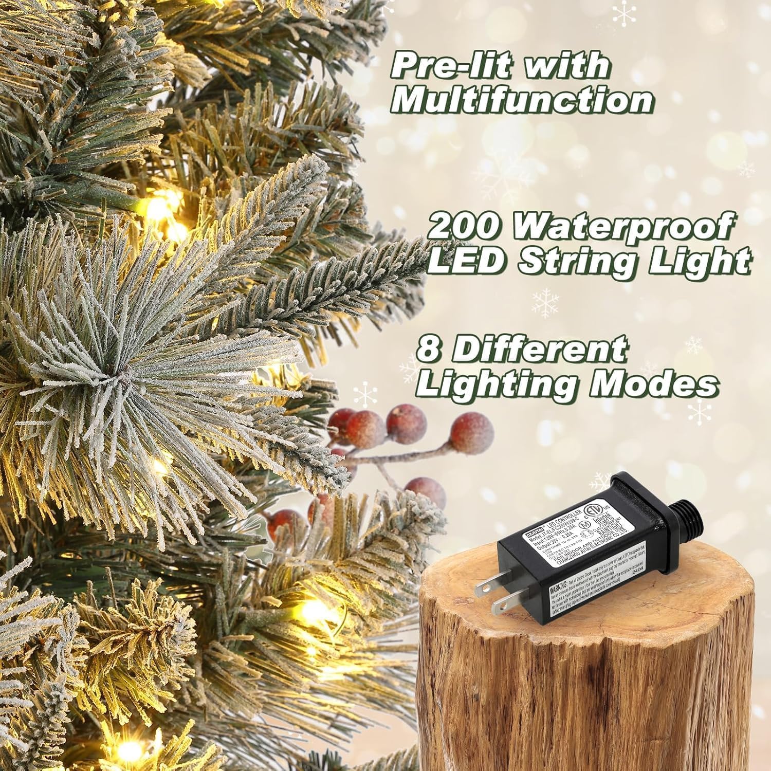 Qeetex DHZ-PHO-0WIPKBPF Artificial-Christmas-Trees - View #3