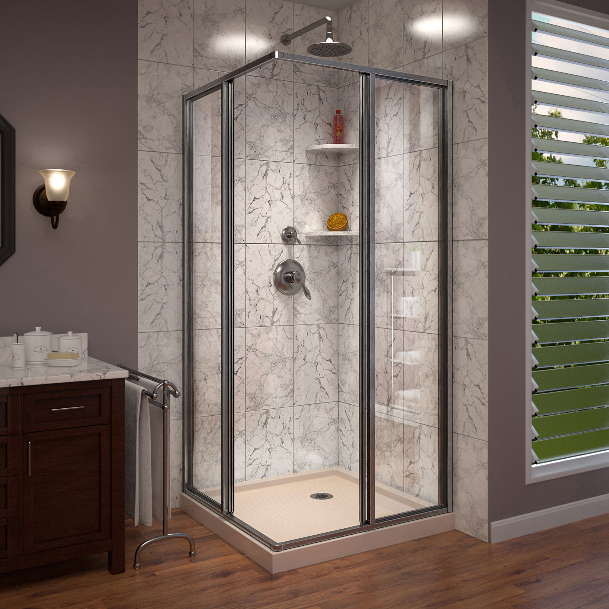 DreamLine DL-6710-22-04 Alcove-Shower-Kit - View #2