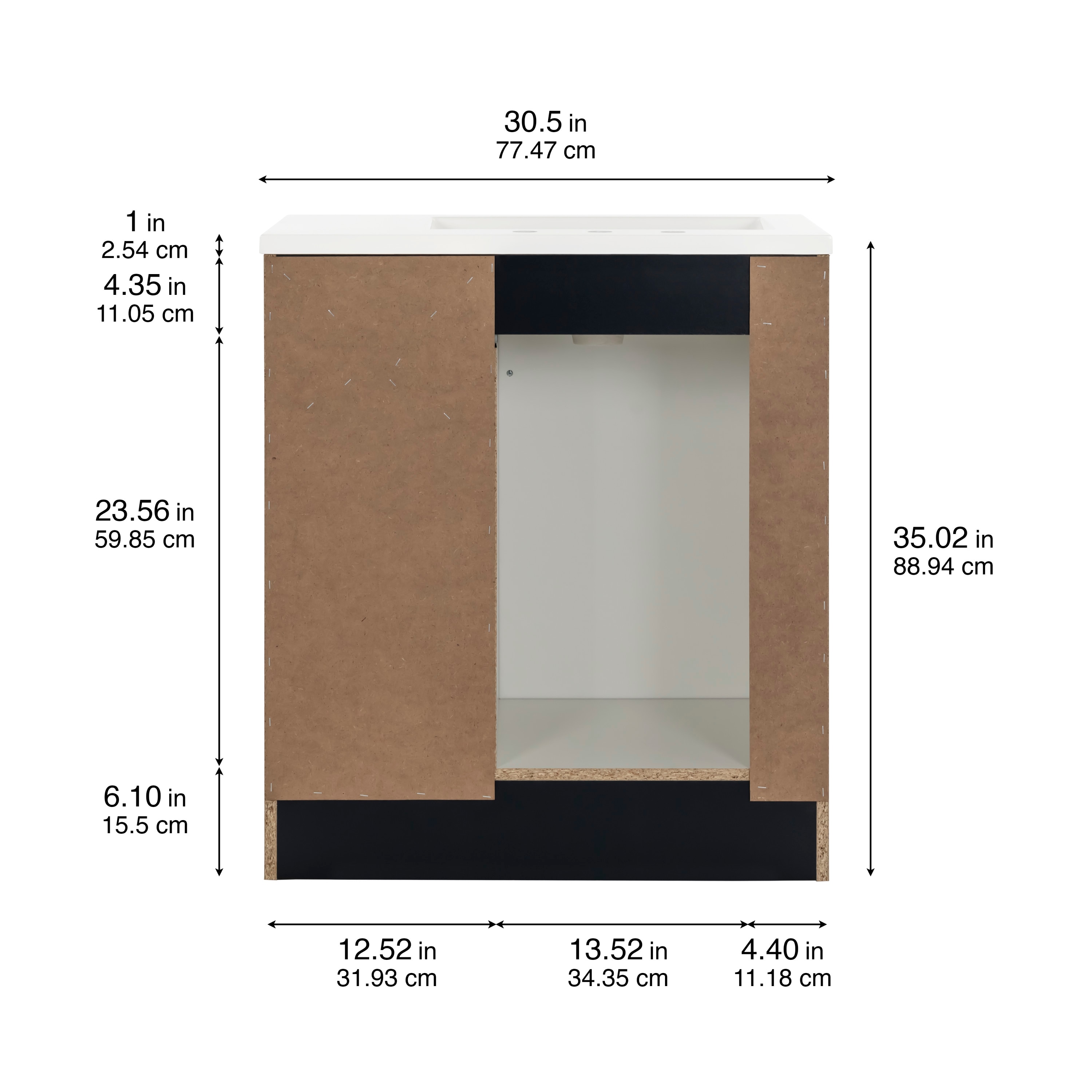 Project Source DV30P2-DB Bath-Vanity-Combo - View #5