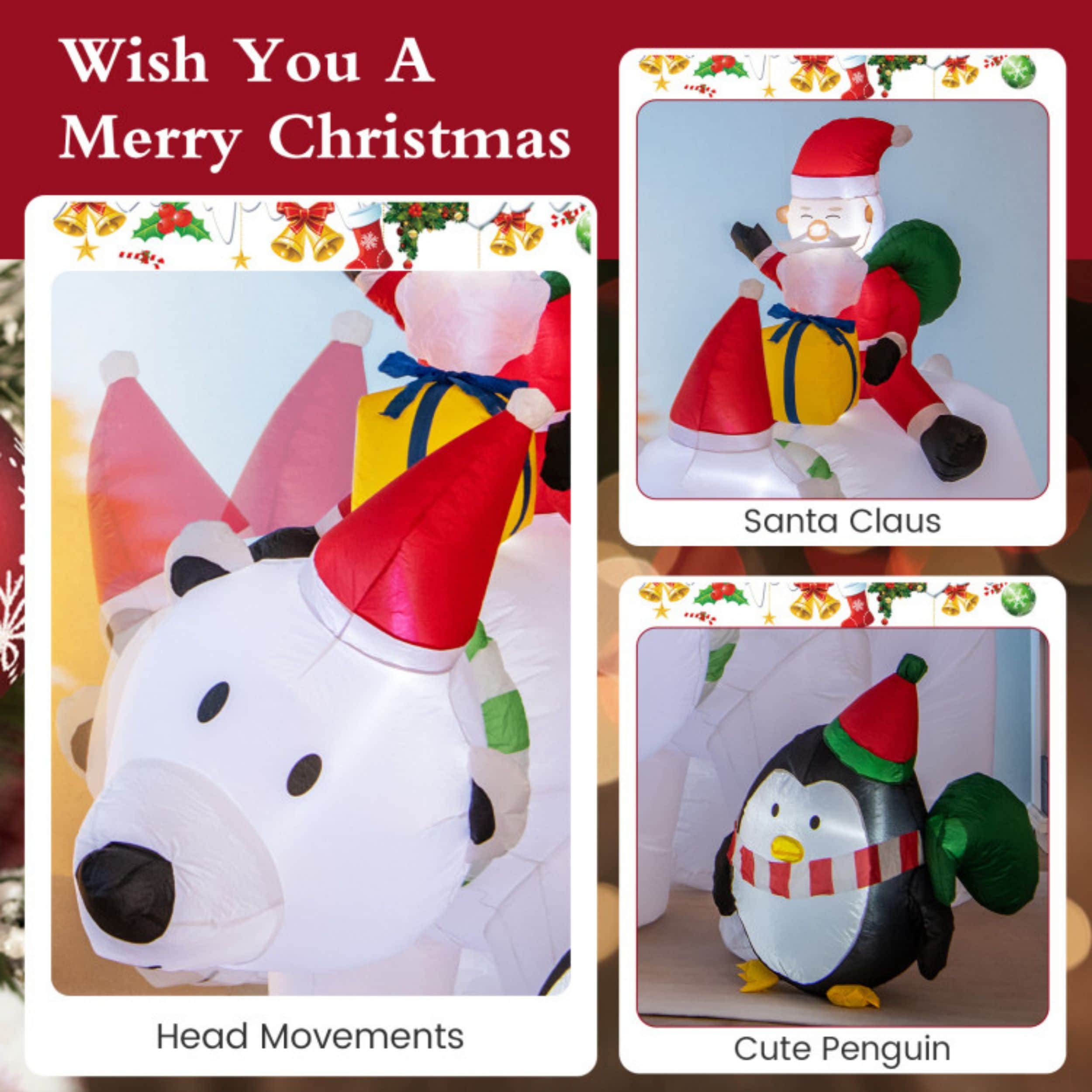 WELLFOR HYZ23981US Christmas-Inflatables - View #3