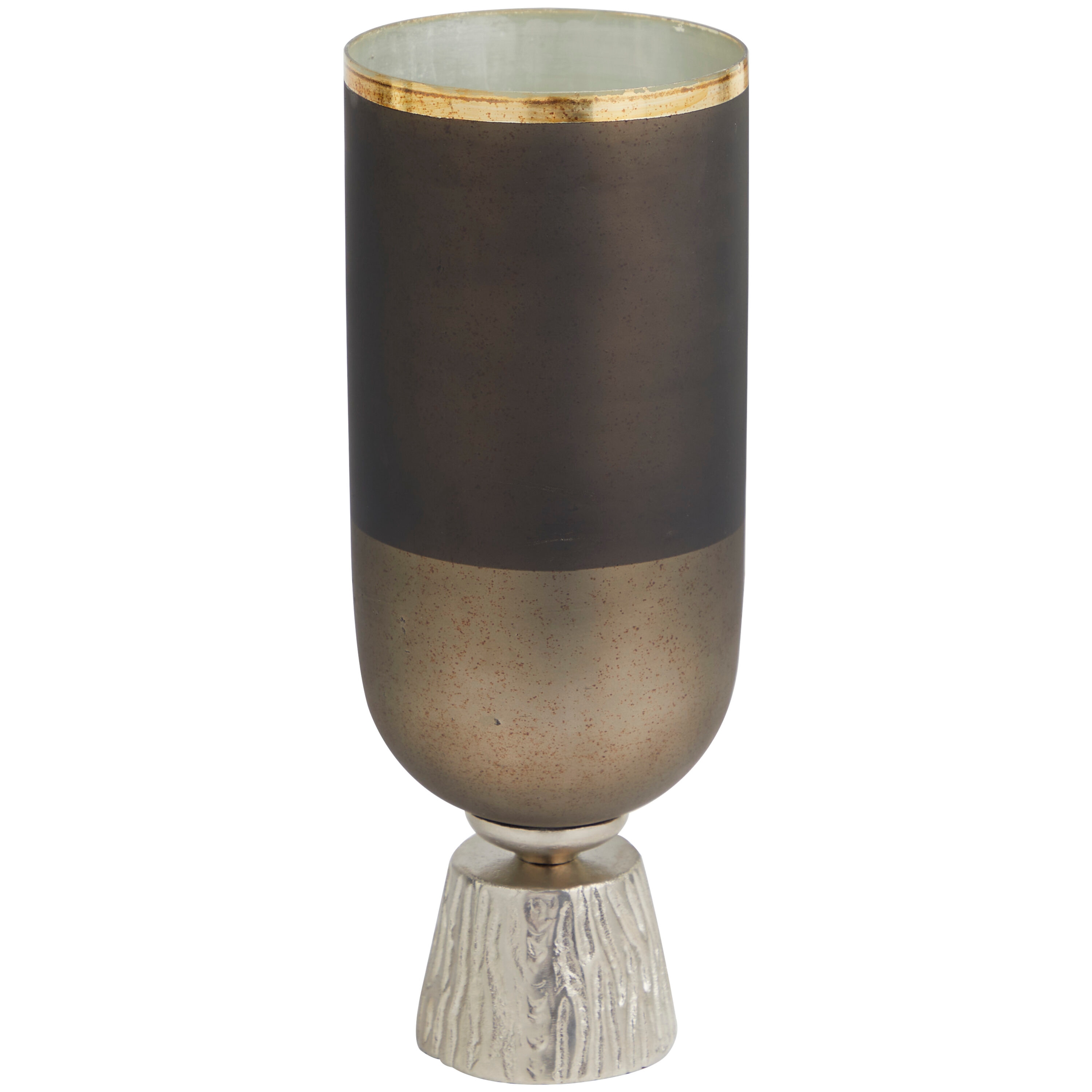 Grayson Lane 820122 1 Candle Glass Pillar Candle Holder