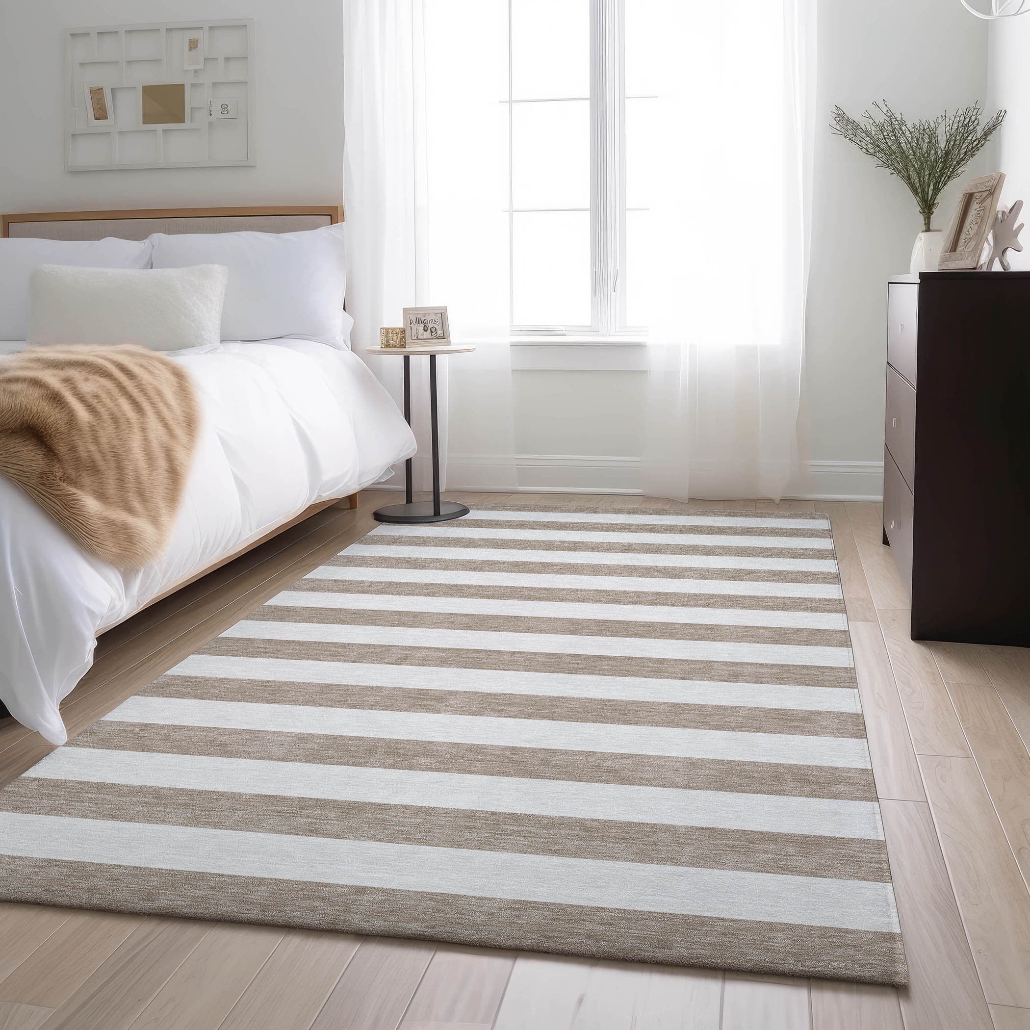 Addison Rugs AMF525GO3X5 Mayfield AMF525GO 3 x 5 (ft) Loomed Polyester Gold Rectangular Indoor Abstract Machine washable Area rug