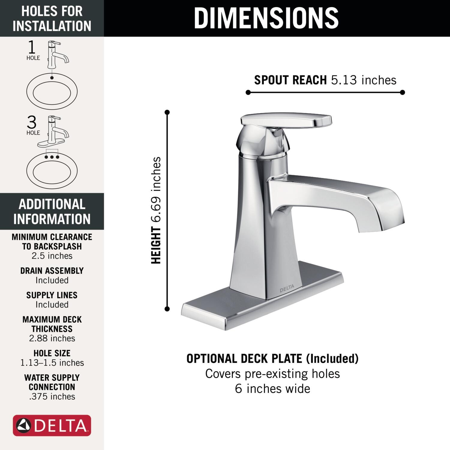Delta 564-MPU-DST Lavatory-Faucets - View #4